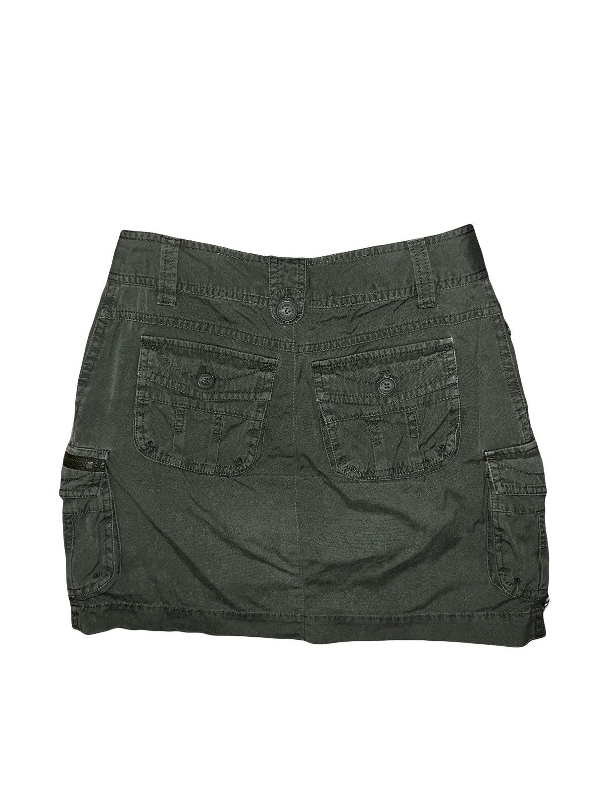 Japanese Brand Vintage cargo skirt 🧩🖤 Size 28" / US 6 / IT 42 - 2 Thumbnail