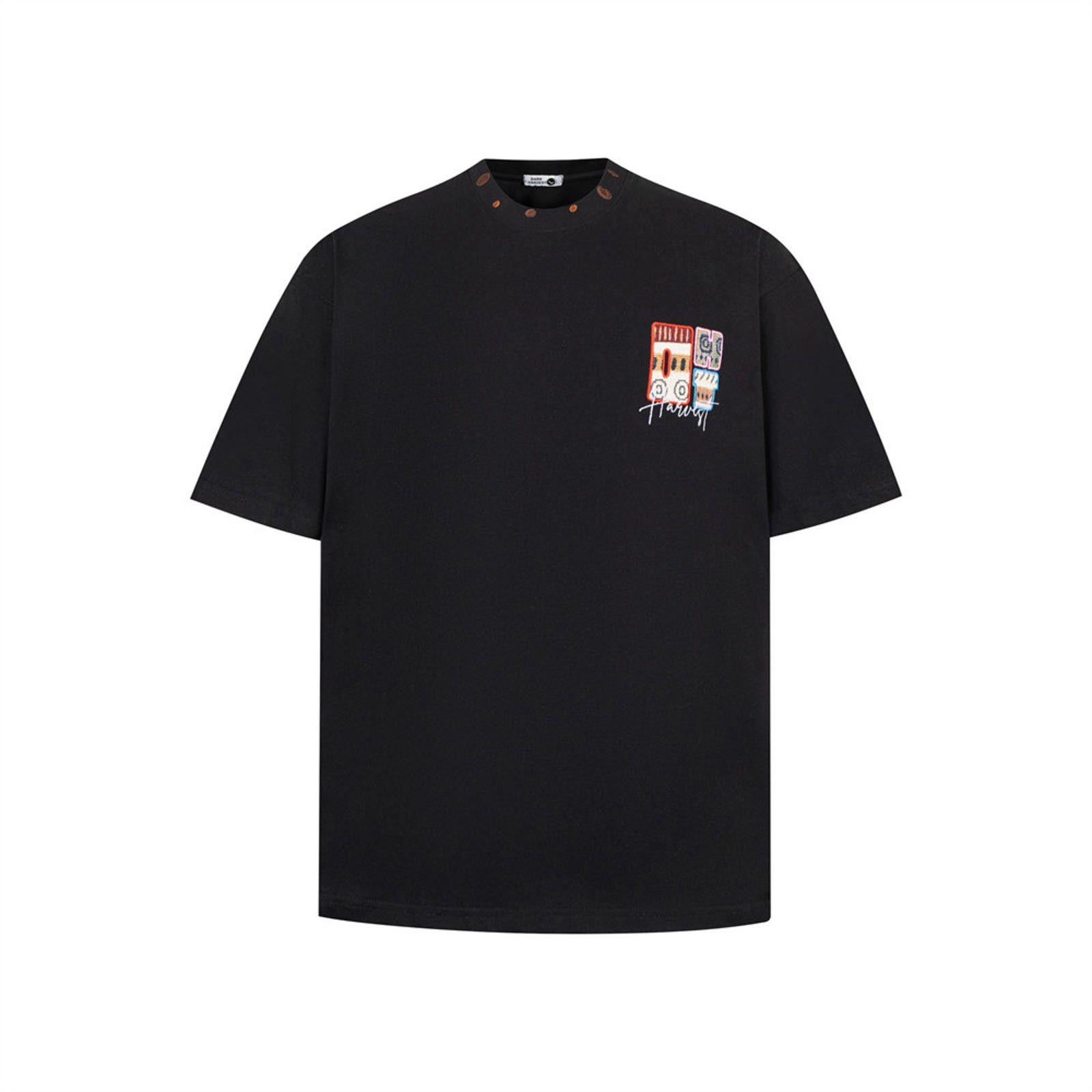 Other Trendy Graphic Tee with Unique Print - Black Size US M / EU 48-50 / 2 - 2 Thumbnail