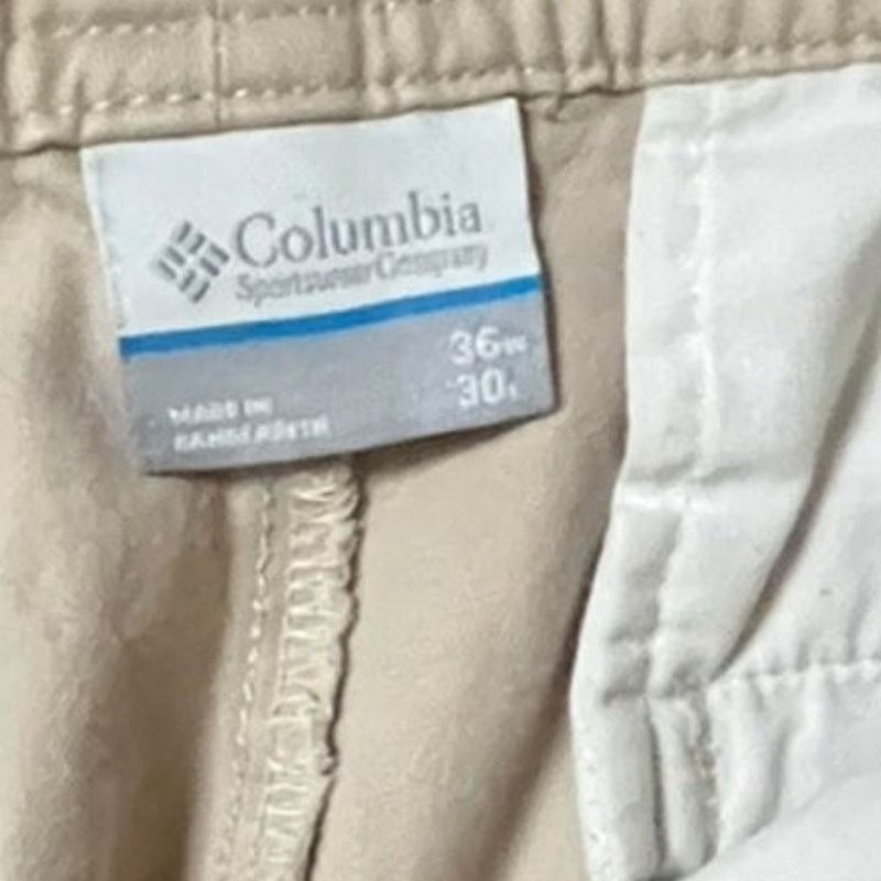 Columbia Columbia Men's Khaki Chino Pants 36x30 Straight Leg Size US 36 / EU 52 - 2 Thumbnail