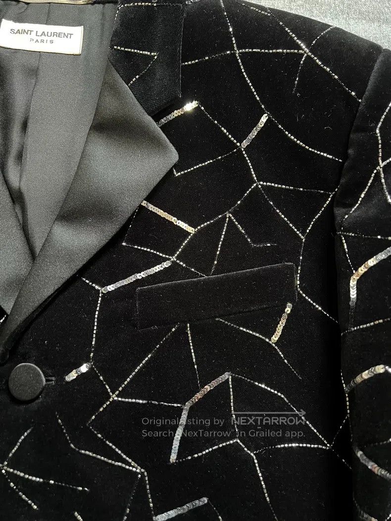 Saint Laurent Paris Saint Laurent Paris Laser Velvet Suit Size US M / EU 48-50 / 2 - 3 Thumbnail