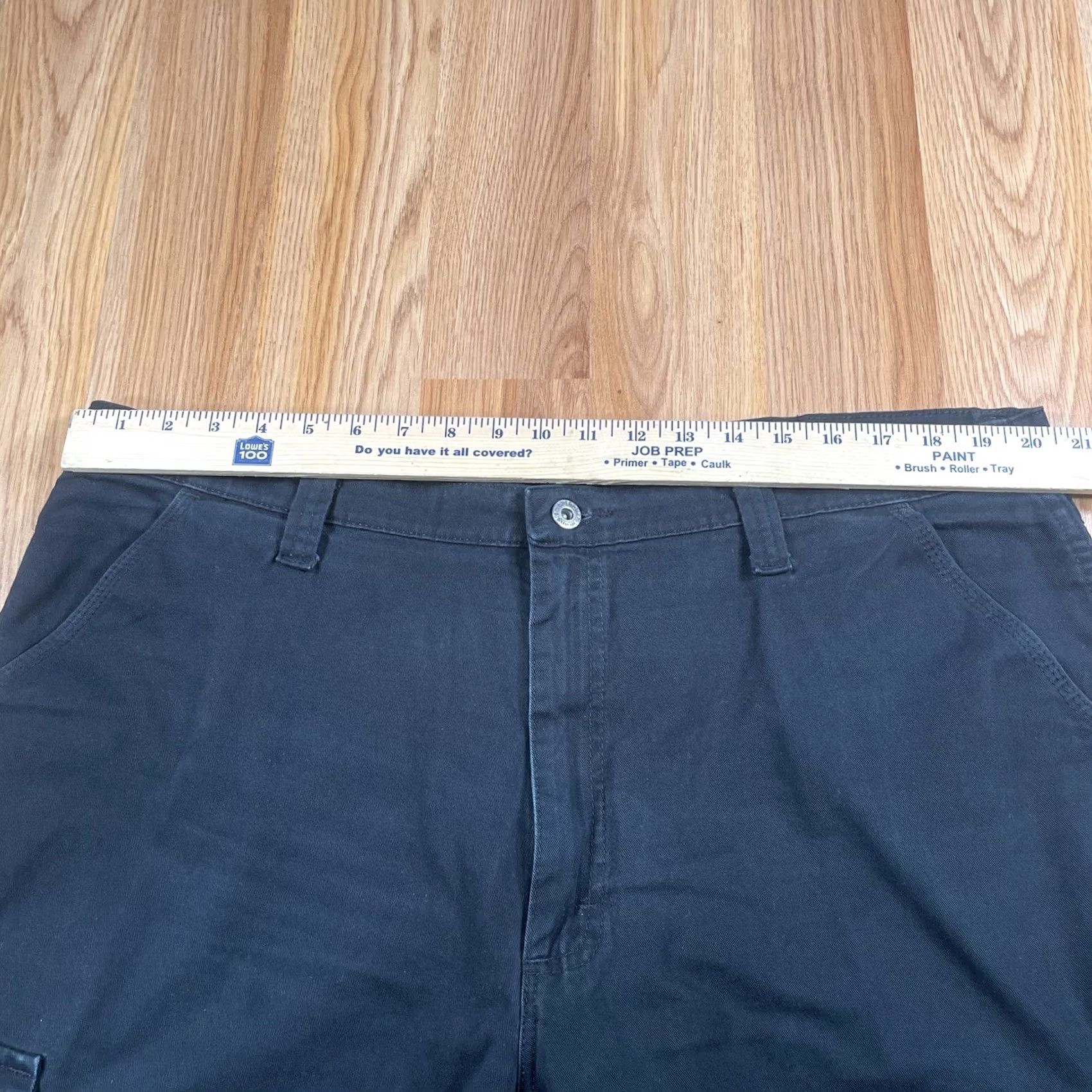 Wrangler Wrangler Pants Mens 40 Black Khaki Flap Pockets Casual Utility Cargo Size 40Wx32L Size US 40 / EU 56 - 3 Thumbnail