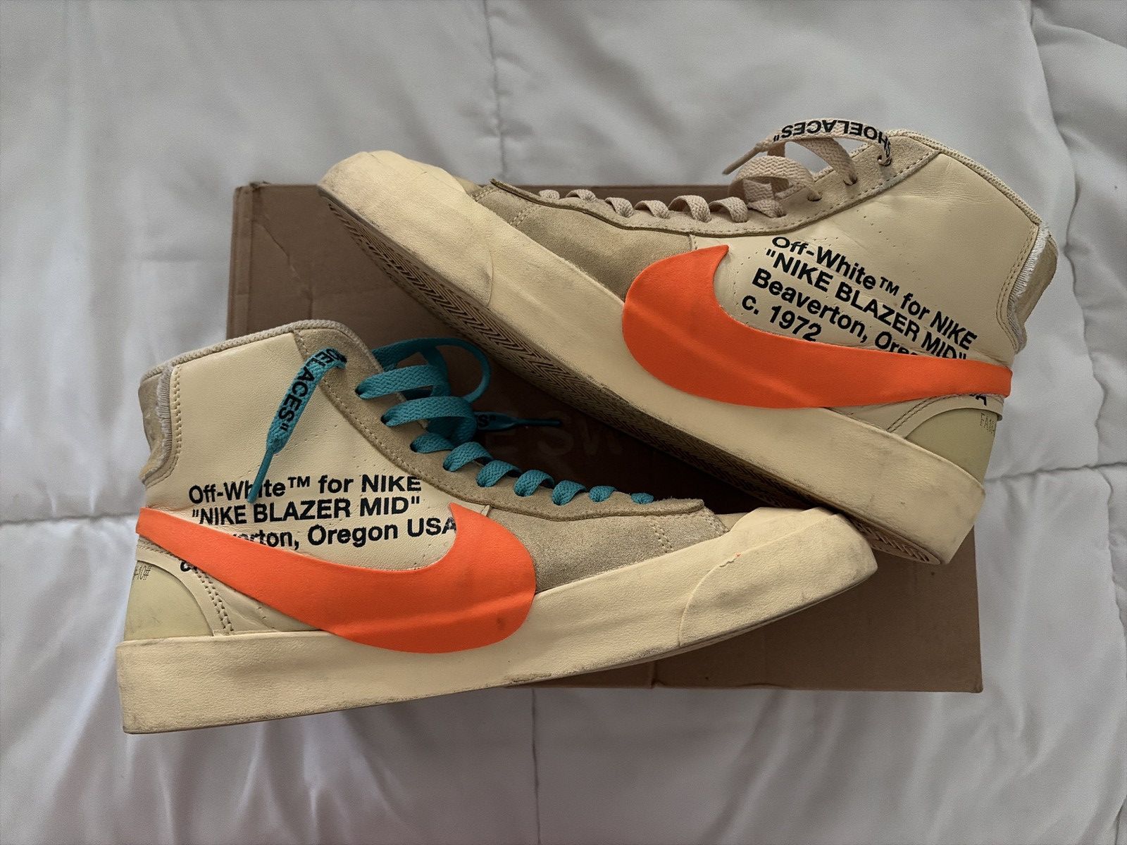Nike × Off-White Nike X Off White Blazers Hallows Eve Size US 9.5 / EU 42-43 - 1 Thumbnail