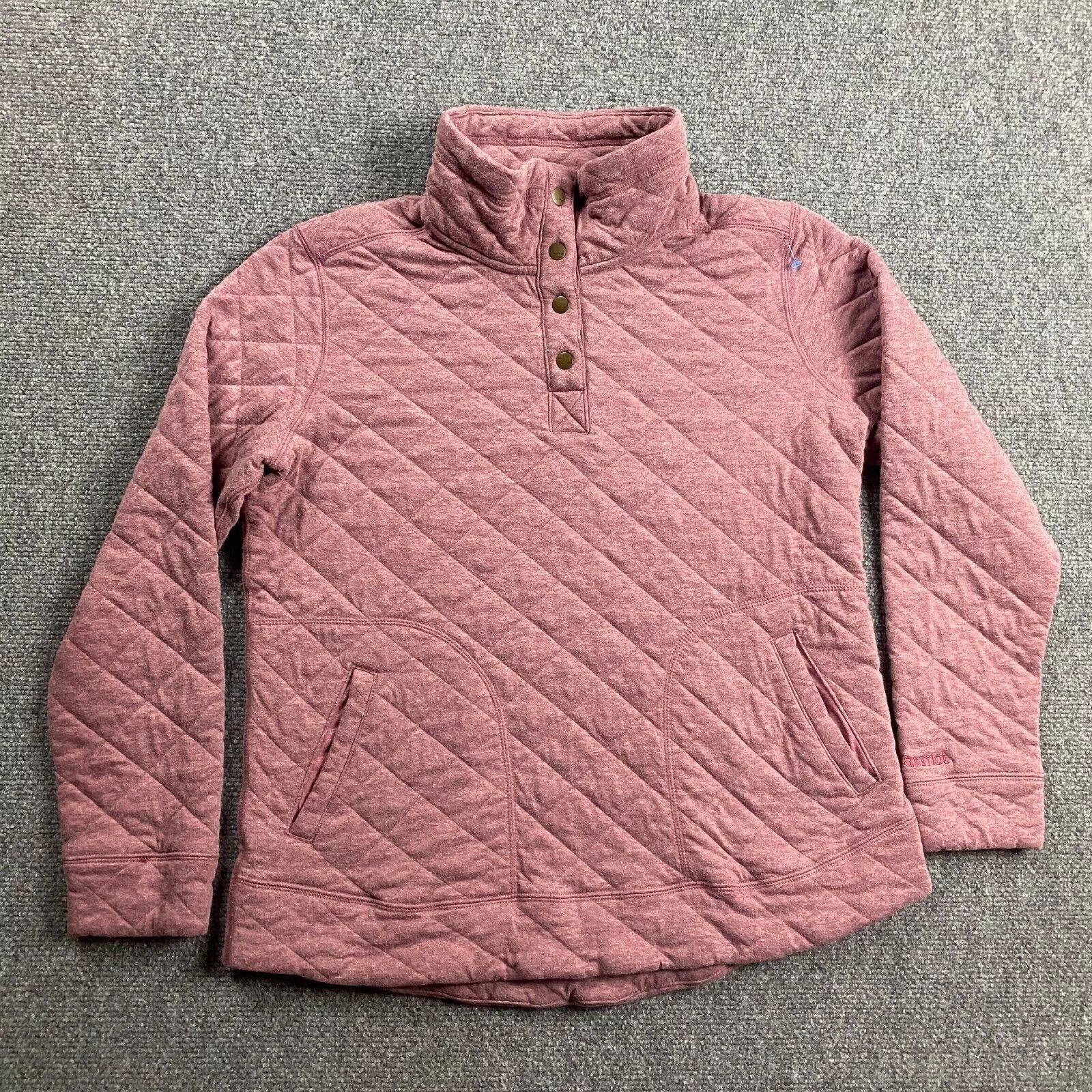 Marmot Marmot Jacket Women's Large Pullover Henley Snap Quilted Size L / US 10 / IT 46 - 1 Thumbnail