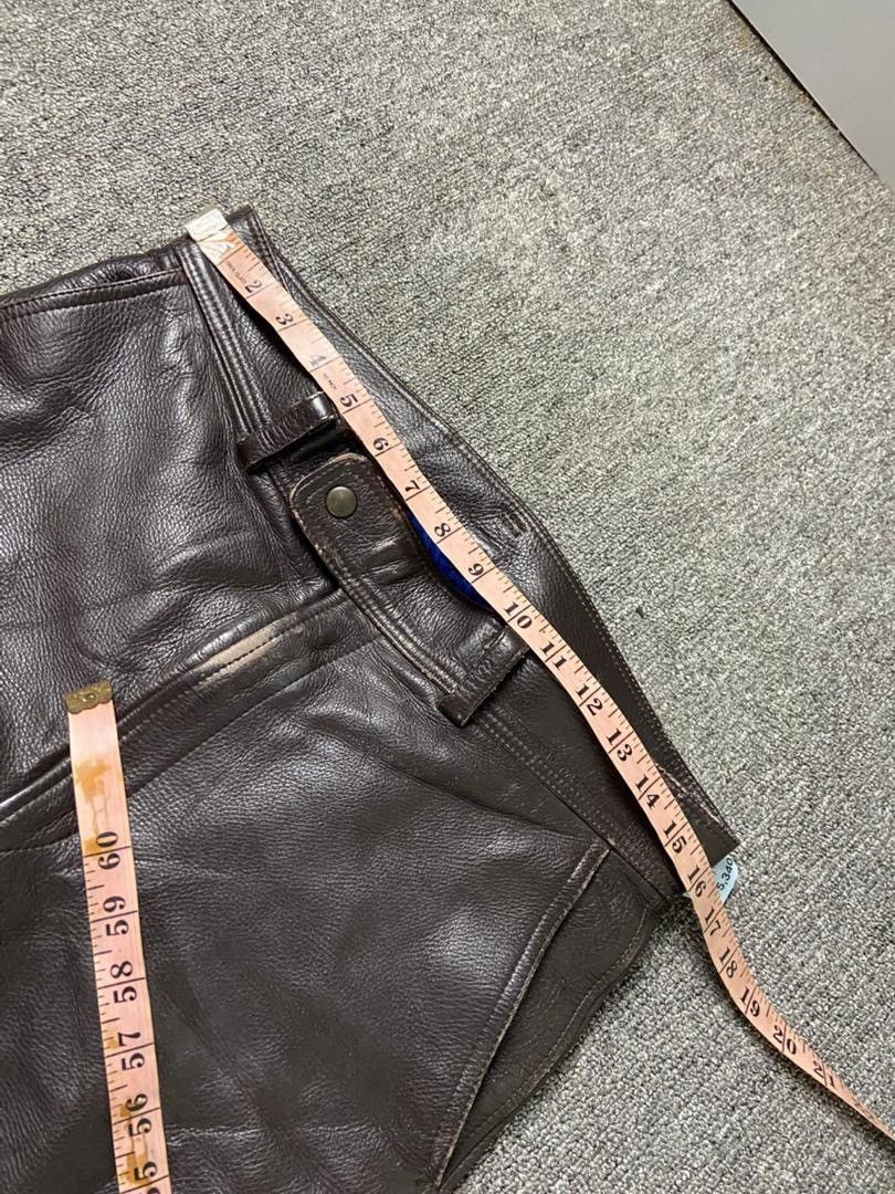 Japanese Brand Japanese Brand Biker Leather Pants (204) Size US 32 / EU 48 - 7 Thumbnail
