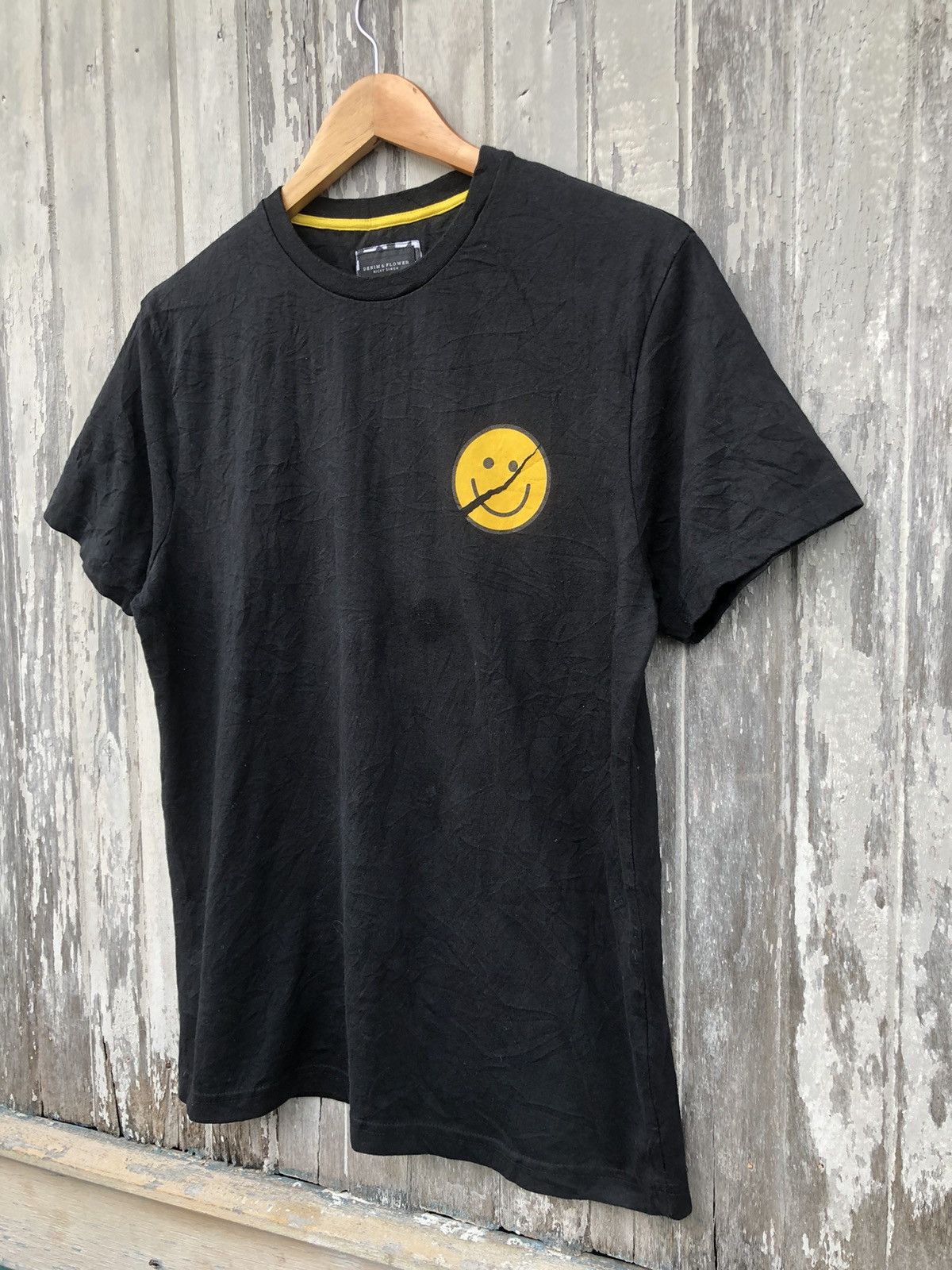 A$AP Rocky × Vintage Denim & Flower Ricky Singh Hardcore Happiness Tee Size US M / EU 48-50 / 2 - 11 Thumbnail