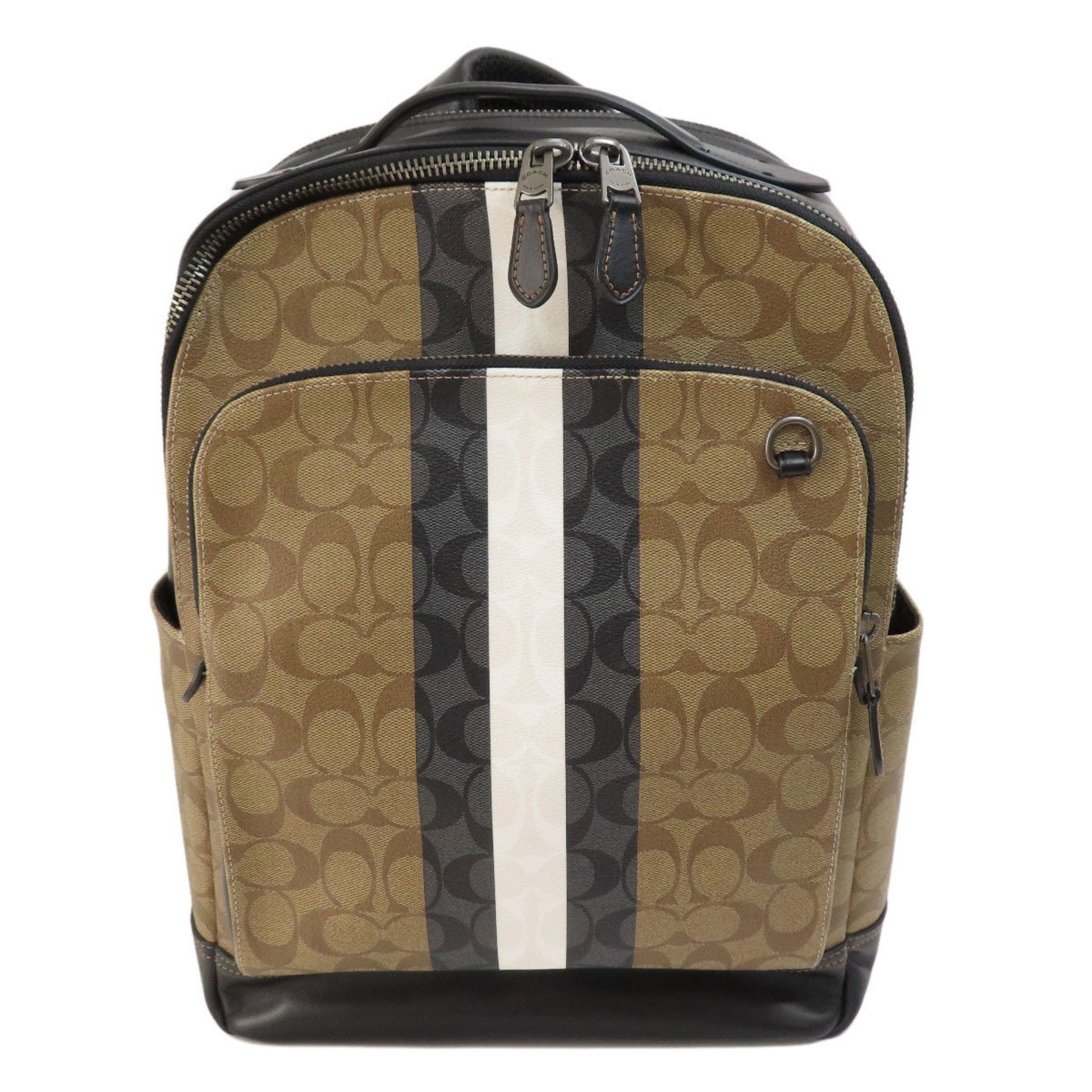 image of Coach 5569 Signature Backpack/daypack Pvc Women's Coach in Black