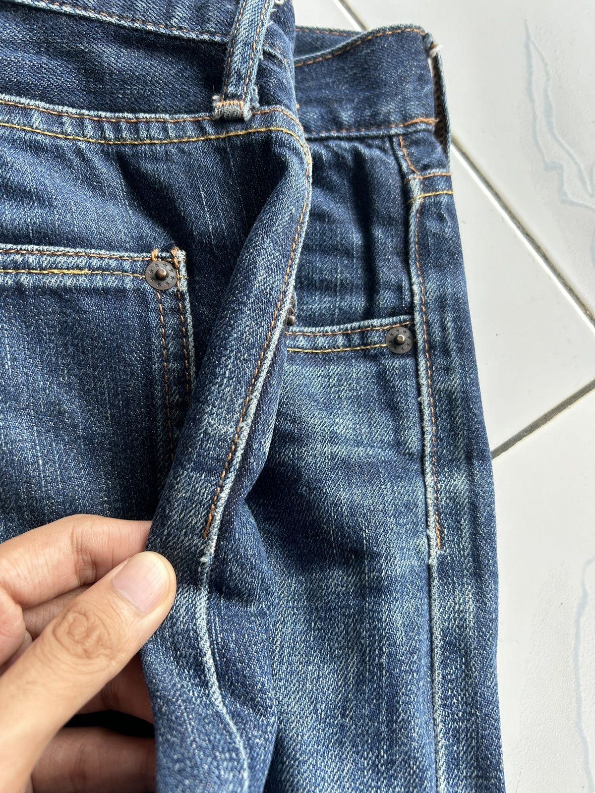 Japanese Brand Dessin Untitled Selvedge distressed denim Size US 32 / EU 48 - 8 Thumbnail
