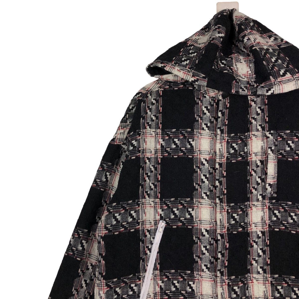 Japanese Brand 📌VINTAGE BIKER JACKET KBF JAPAN TARTAN DESIGN CHECK Size US M / EU 48-50 / 2 - 16 Thumbnail