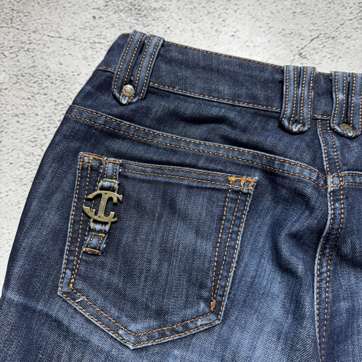 Just Cavalli just cavalli boot cut jeans with big metal logo luxury Size 27" / US 4 / IT 40 - 4 Thumbnail