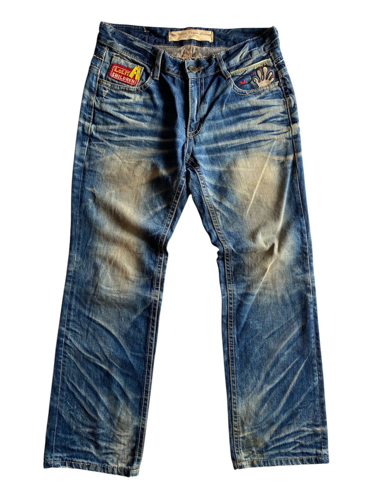 Lolita Jeans Rare Yoshitomo Nara X Lolita Jeans Children Play Size US 34 / EU 50 - 8 Thumbnail