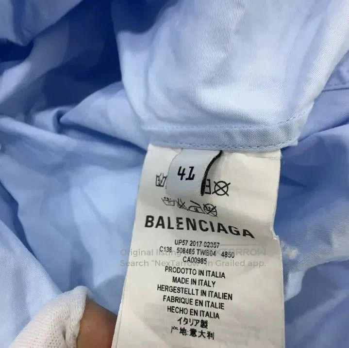 Balenciaga Balenciaga Lightweight Casual Long Sleeve Shirt. Size US M / EU 48-50 / 2 - 4 Thumbnail