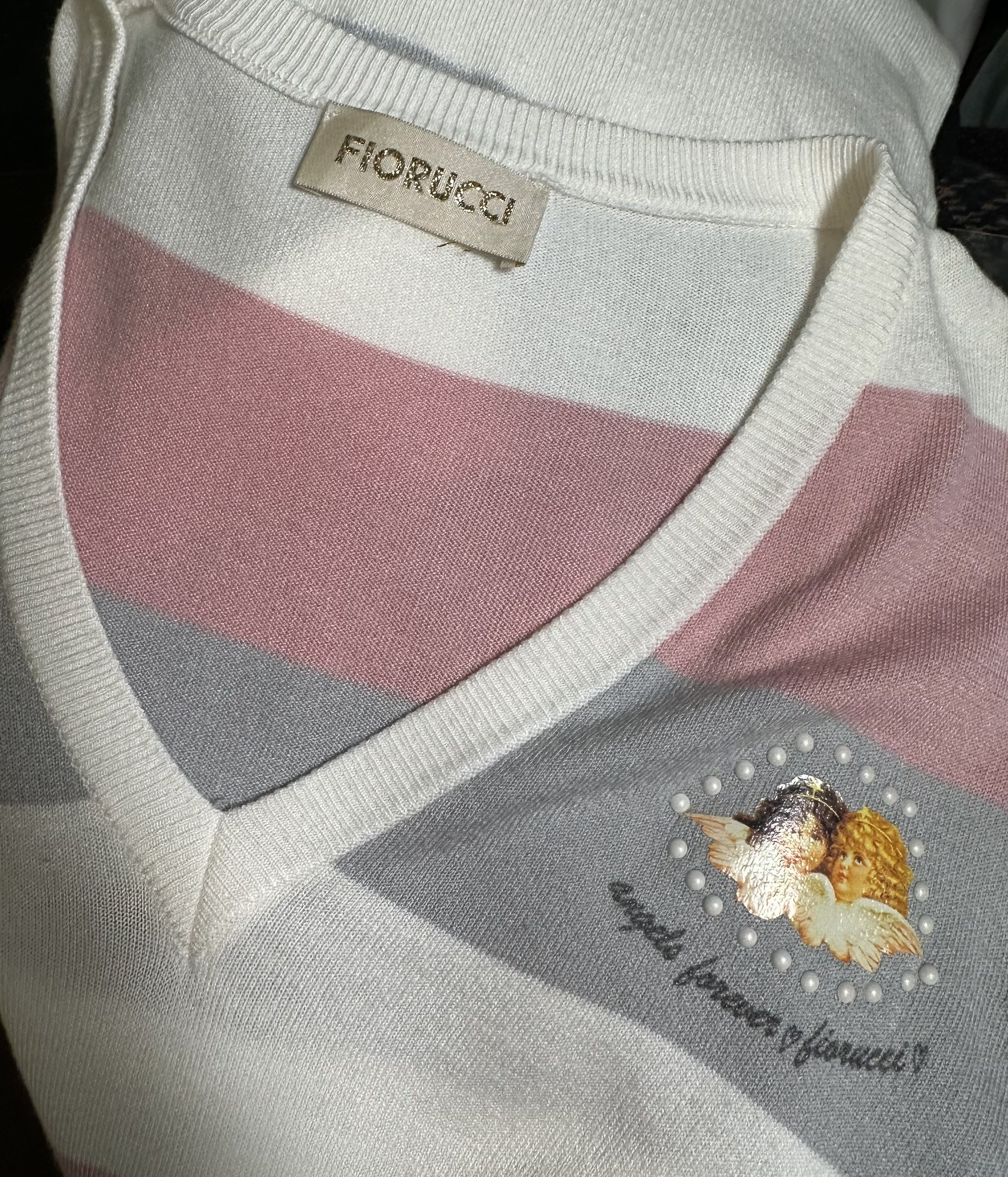 Fiorucci Striped Pink Grey dress Size XS / US 0-2 / IT 36-38 - 5 Thumbnail