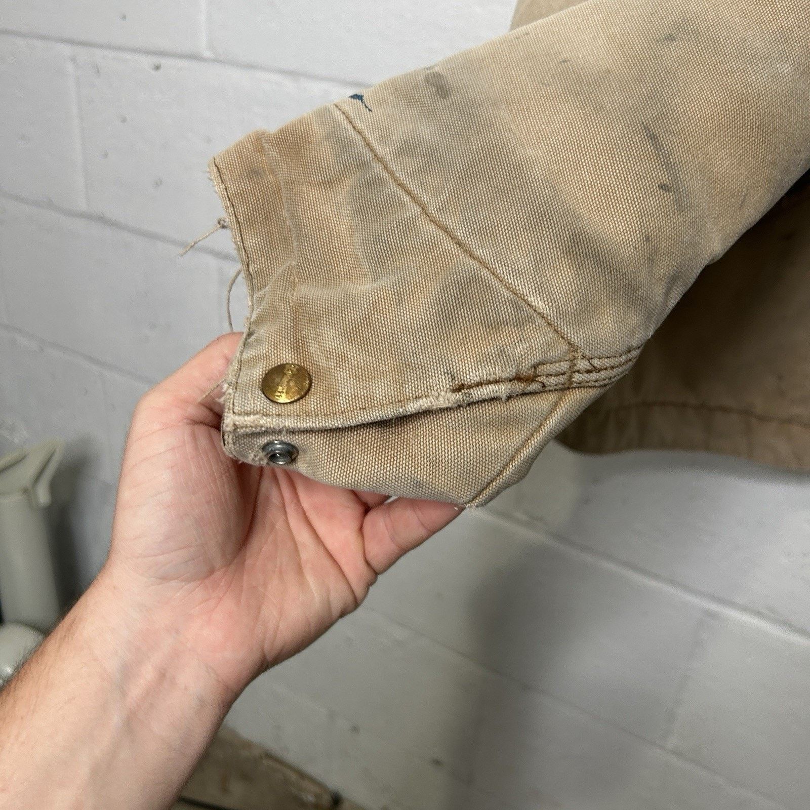 Carhartt Vintage Carhartt Blanket-Lined Detroit Jacket “Brown” J01 Size US XL / EU 56 / 4 - 8 Thumbnail