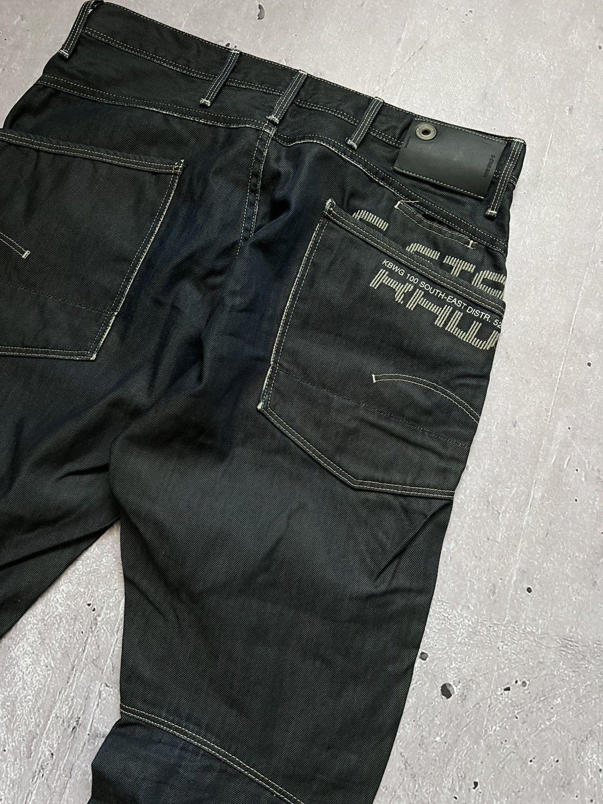 G-Star G Star Raw Jeans With Vintage Embroidery And Large Logo 36 Size US 36 / EU 52 - 2 Thumbnail