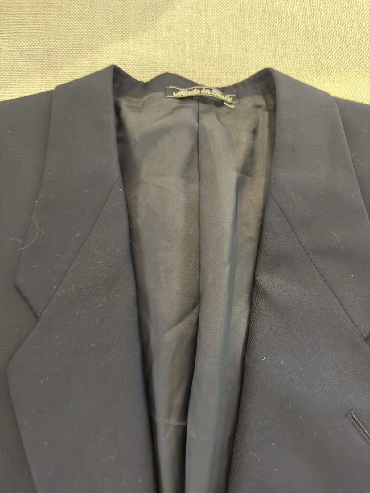 Giorgio Armani × Vintage Giorgio Armani Made in Italy Jacket in Midnight Navy 39R Size 38R - 8 Thumbnail