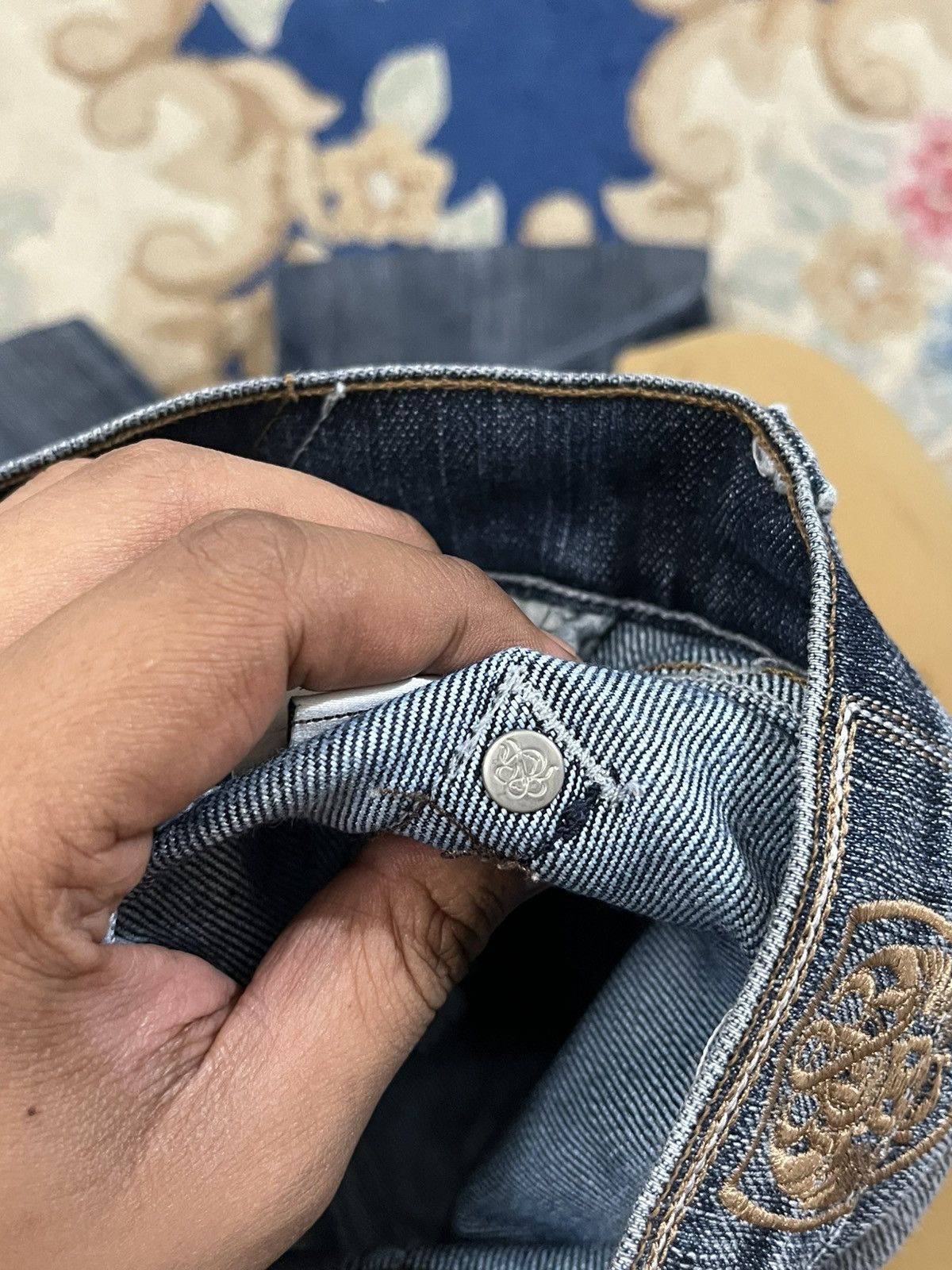 Rock & Republic Vintage Rock and Republic Flare Distressed Denim Size US 29 - 15 Thumbnail