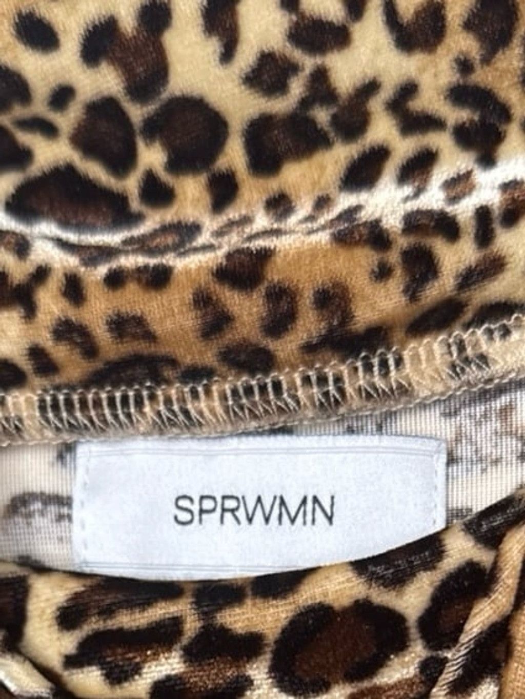 Other NWOT SPRWMN velour feel leopard long sleeve bodysuit sz S Size S / US 4 / IT 40 - 6 Thumbnail