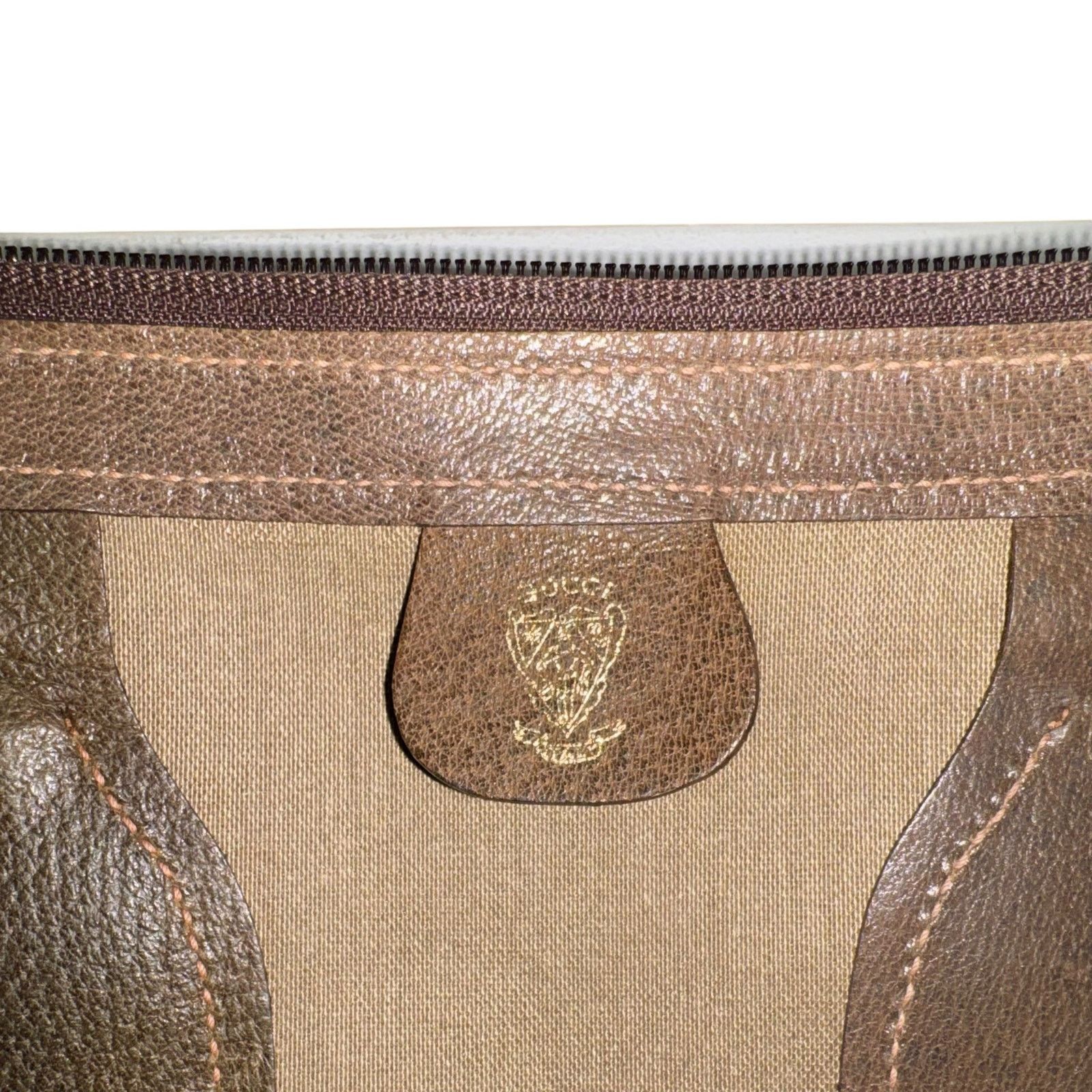 Gucci Gucci Vintage Monogram Sherry Line Travel Bag Size ONE SIZE - 8 Thumbnail