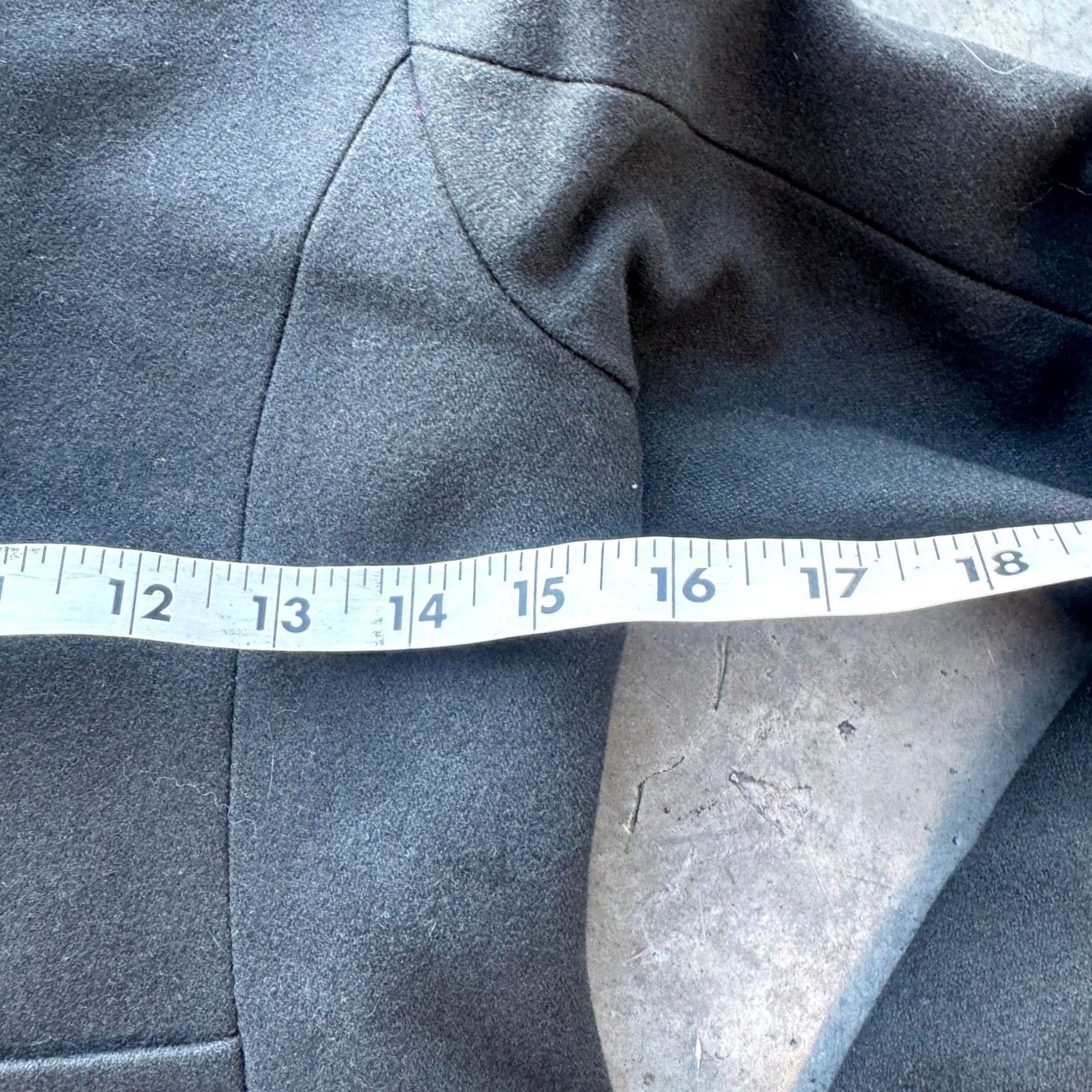 Olive VINTAGE Adriana Olive Dark Green Button Up Peacoat Jacket Women XS Small Wool Green 20+ Years Womens Size XS / US 0-2 / IT 36-38 - 4 Thumbnail