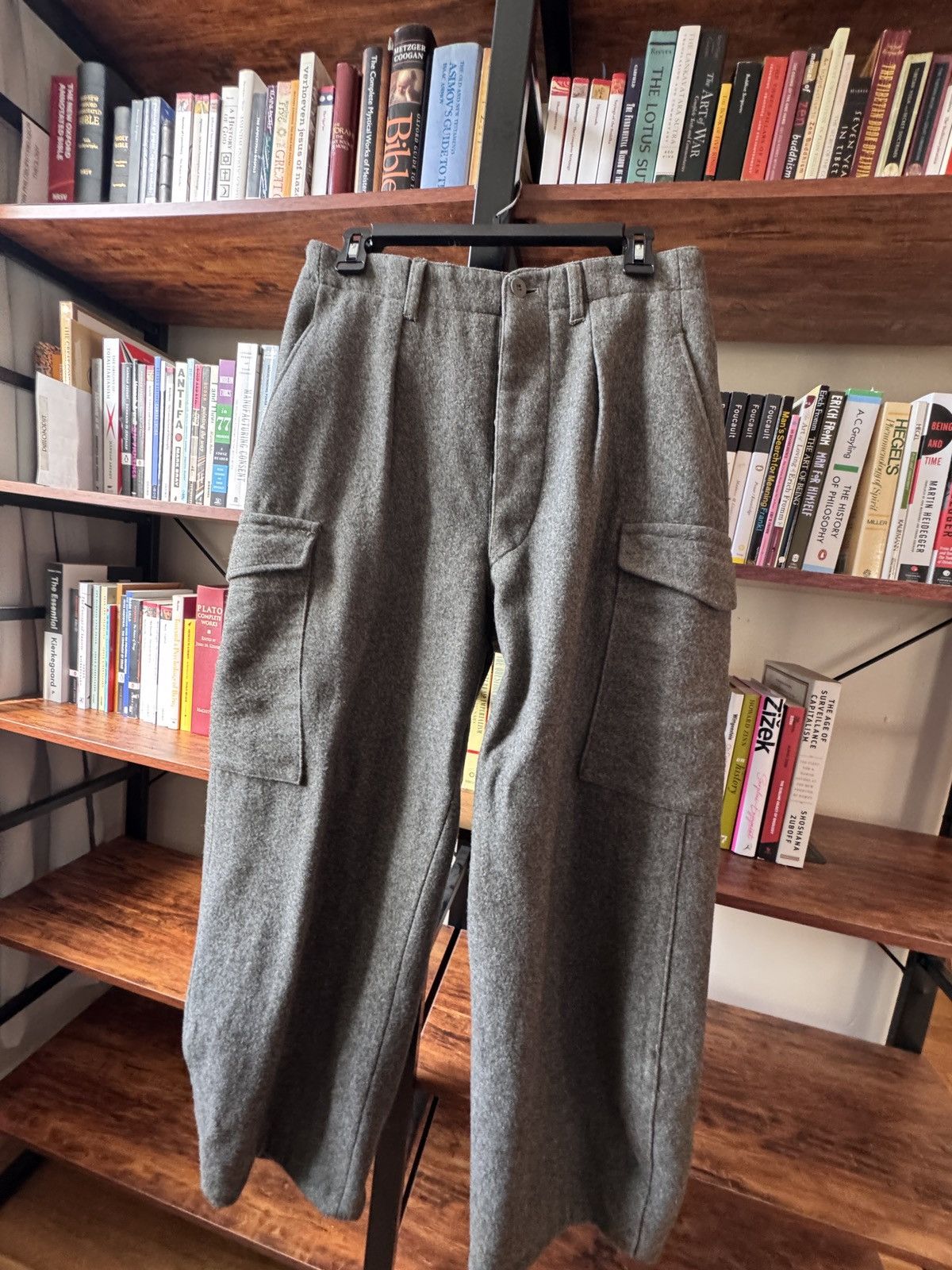 Vintage Vintage Wool Loose Fit Military Surplus Cargo Pants Size US 34 / EU 50 - 1 Thumbnail