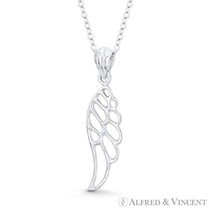 Other Angel's Wing Charm Open-Cutout 32x9mm Pendant Size ONE SIZE - 1 Preview