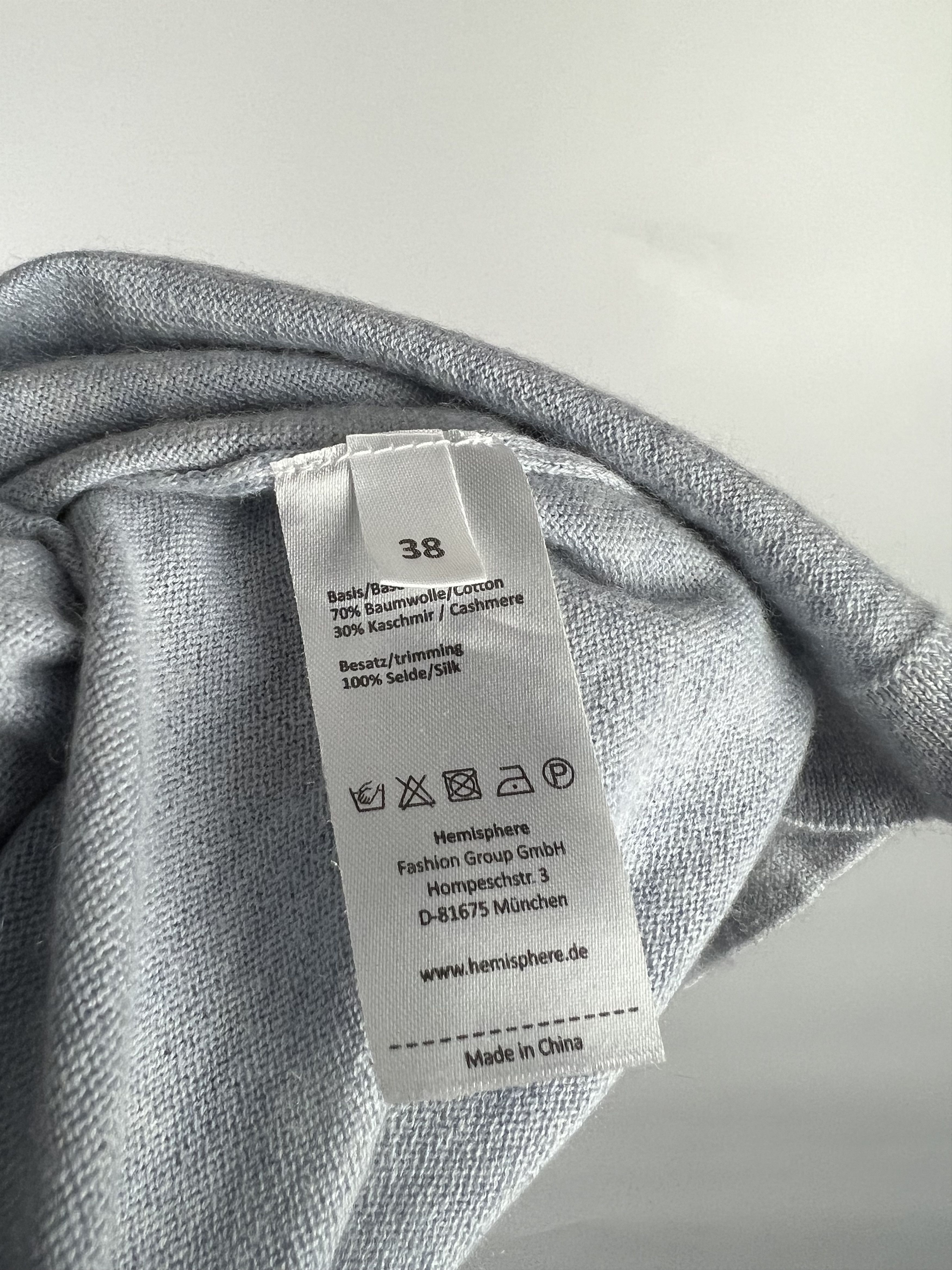 Designer Hemisphere Set Open Cardigan Tank Top Cashmere Silk Size S / US 4 / IT 40 - 9 Thumbnail