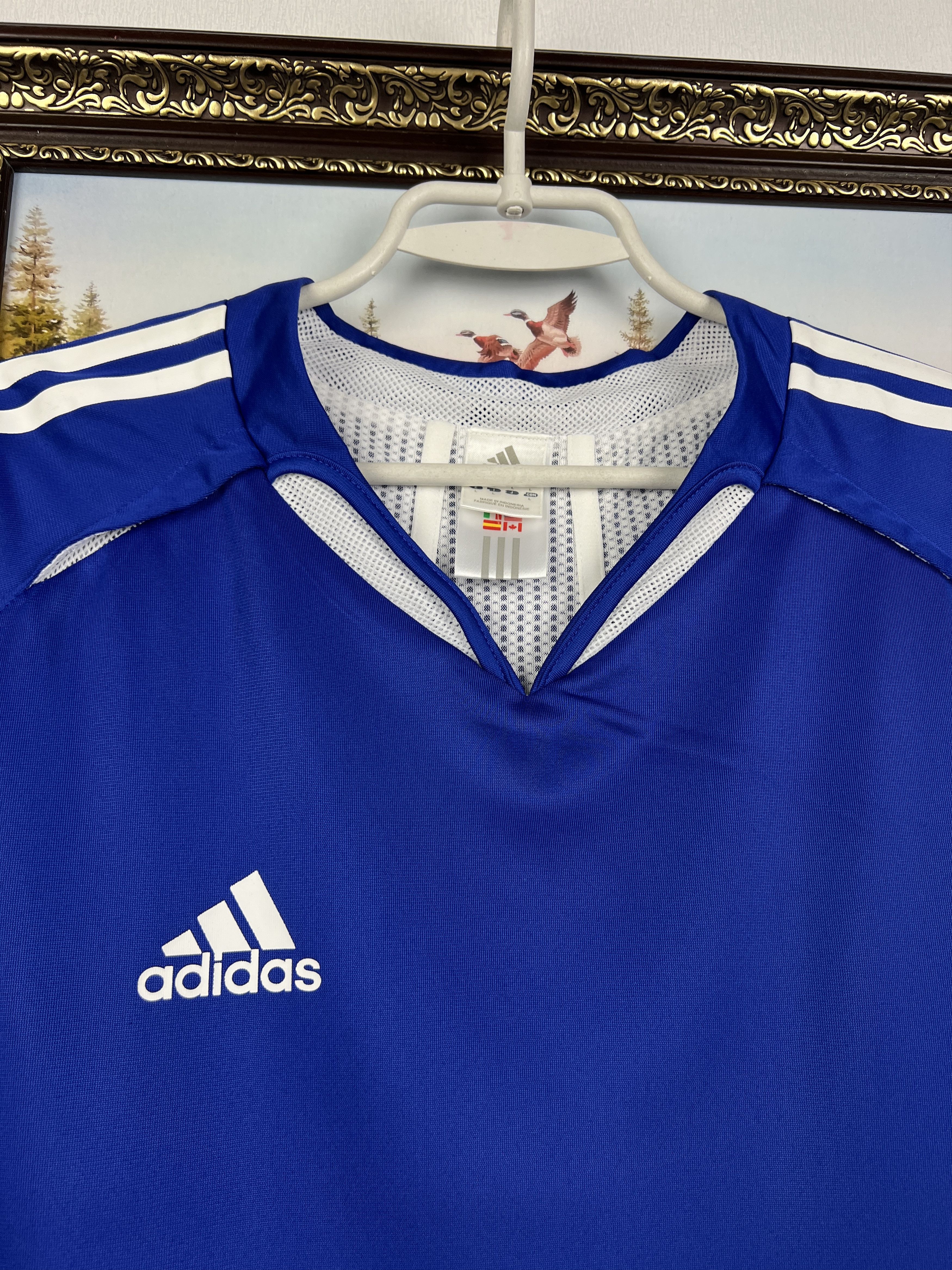 Adidas Vintage Adidas Japan Football Shirt Template Soccer Jersey Size US L / EU 52-54 / 3 - 3 Thumbnail