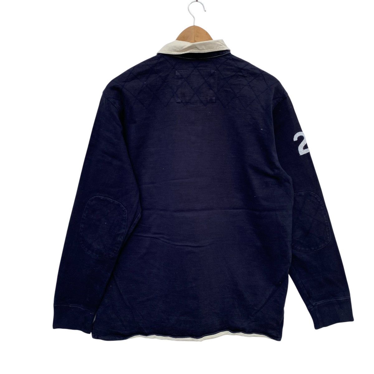 Eddie Bauer Vintage 90s Eddie Bauer Rugby Polo Shirt | 20 Spell Out | L Size US L / EU 52-54 / 3 - 8 Thumbnail