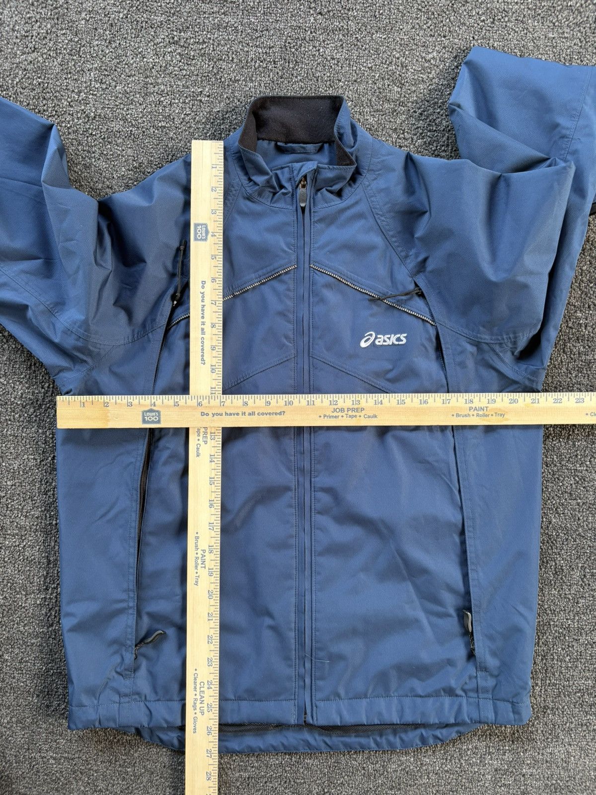 Asics Asics Running Jacket Men’s Small – Blue Full Zip Windbreaker Size US S / EU 44-46 / 1 - 7 Thumbnail