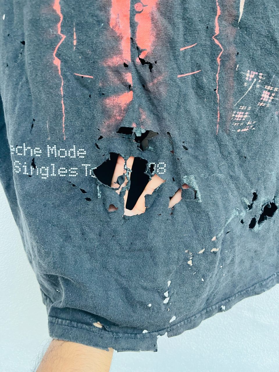 Band Tees Vintage 90s Depeche Mode The Single Tour 86-98 Shirt Size US XL / EU 56 / 4 - 13 Thumbnail