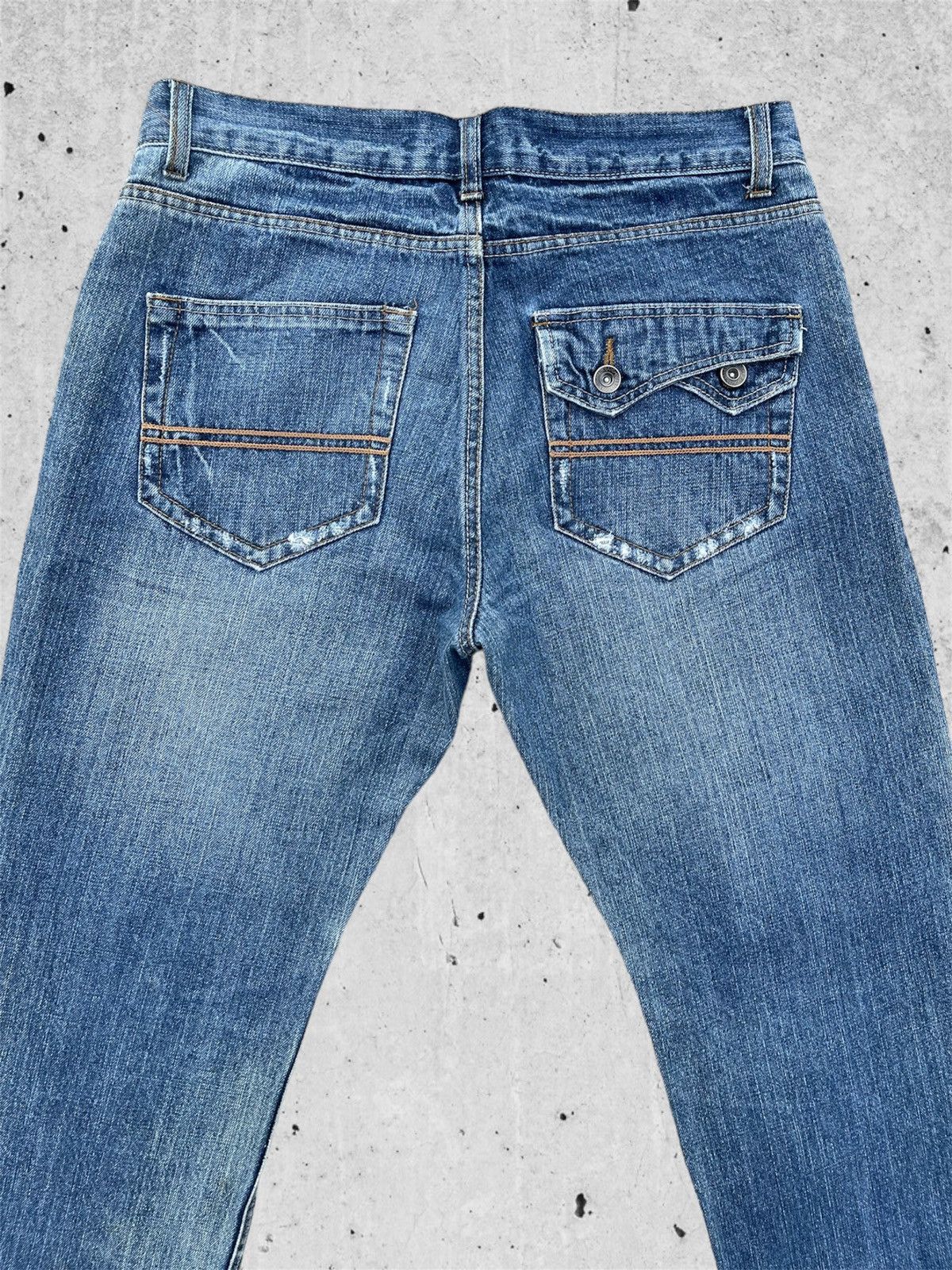 Japanese Brand 🔥 Nylaus Distressed Denim Streetwear W32🔥 Size US 32 / EU 48 - 10 Thumbnail