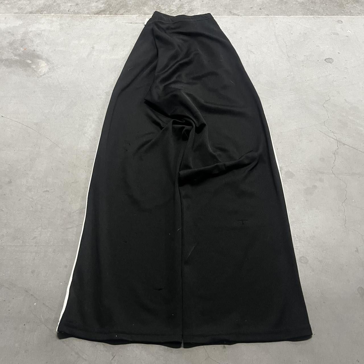 Vintage Vintage Y2K/2000s Baggy Made In USA Striped Black Sweatpants with pockets! Size US 36 / EU 52 - 4 Thumbnail