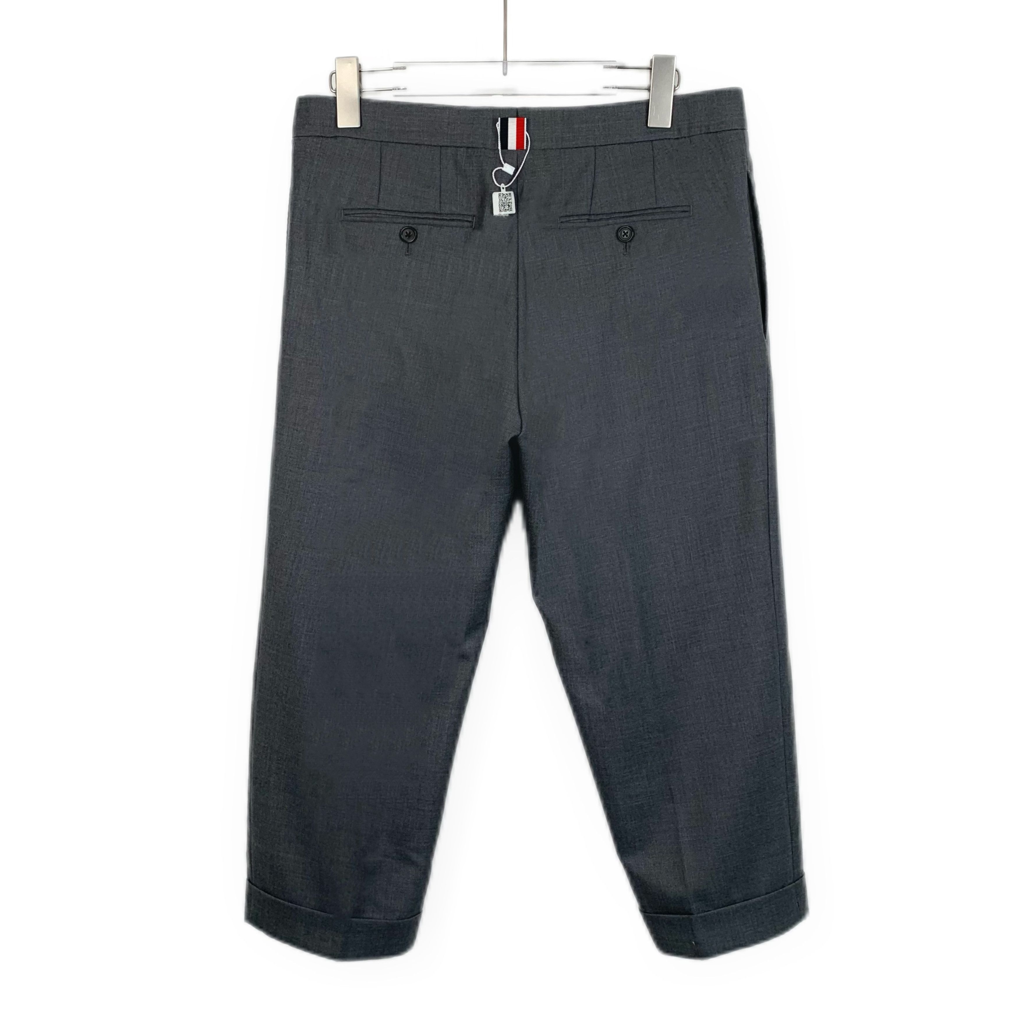 Thom Browne Thom Browne Wool Trousers in Dark Grey (Size L) Size 44L - 7 Thumbnail