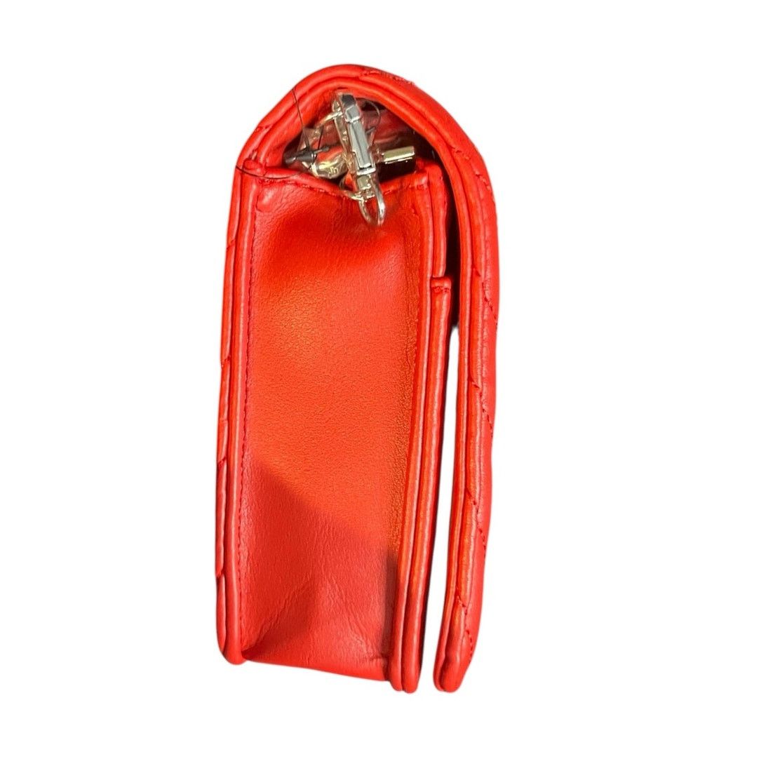 Badgley Mischka Badgley Mischka Quilted Crossbody Bag Red Vegan Leather Size ONE SIZE - 8 Thumbnail