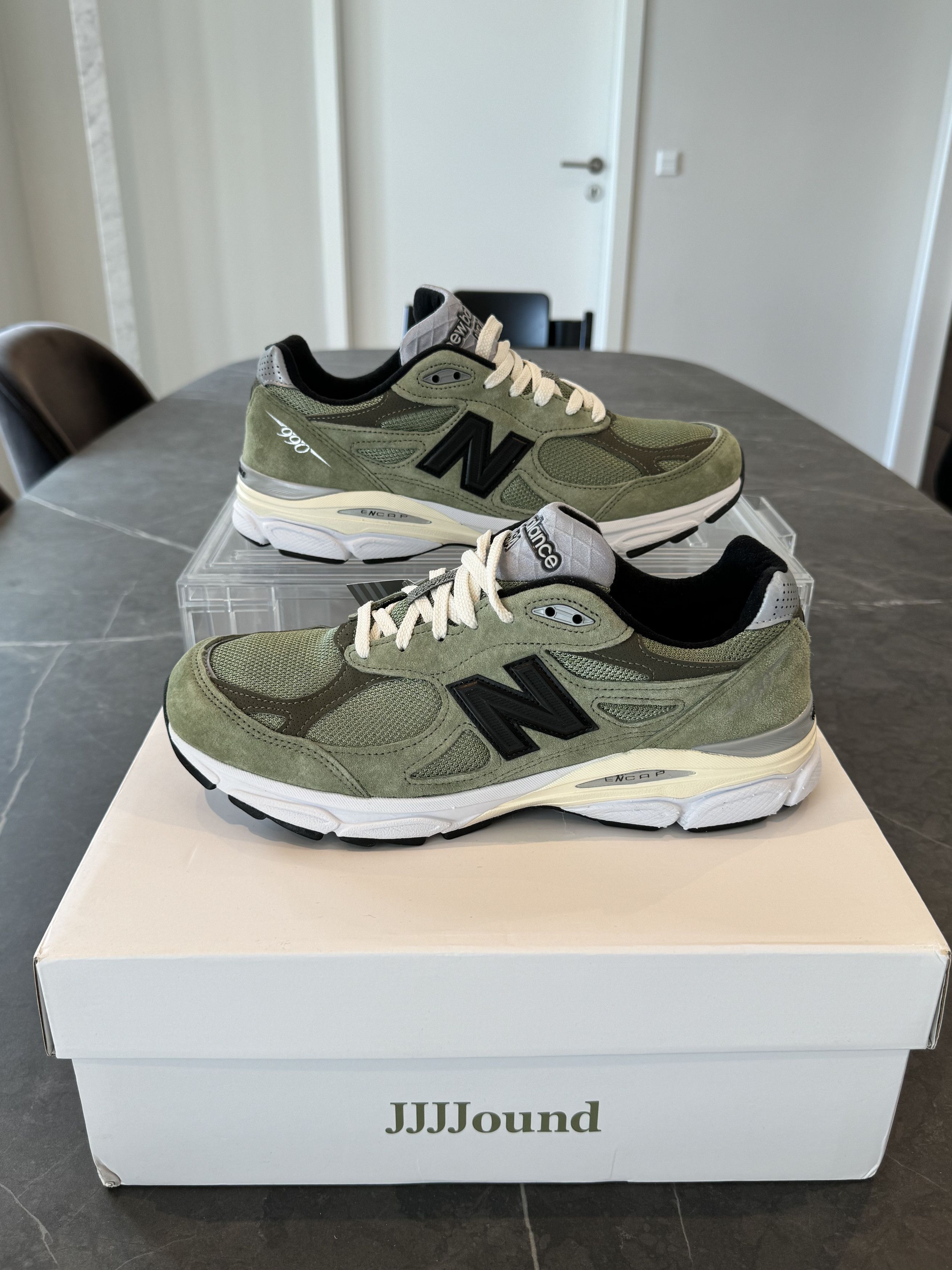 New Balance New Balance 990v3 JJJJound Olive | Grailed