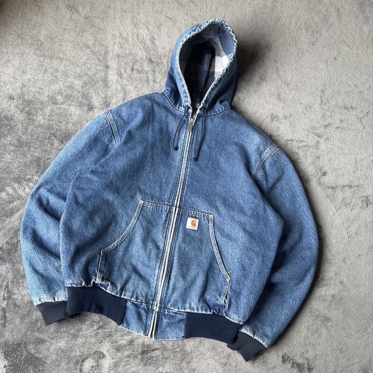 Carhartt DENIM CARHARTT ACTIVE JACKET Size US L / EU 52-54 / 3 - 3 Thumbnail