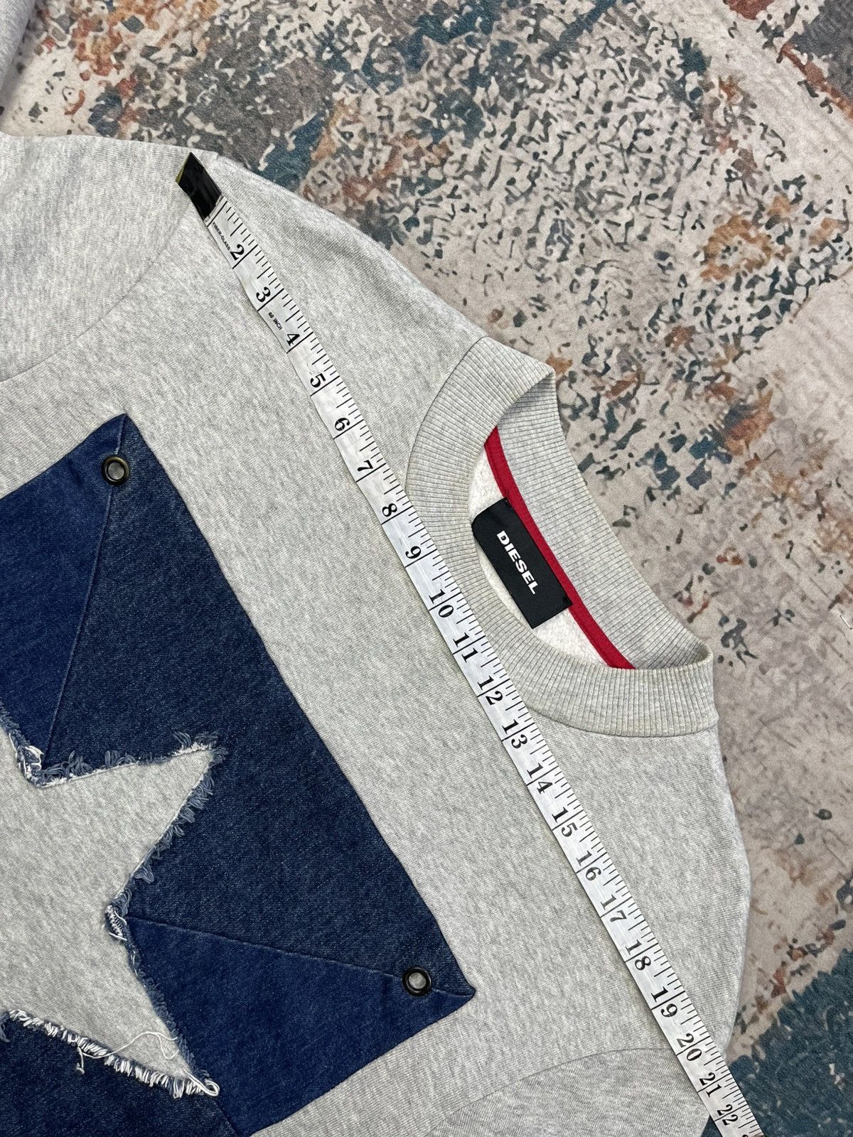 Diesel Diesel Denim David Star Pullover Sweatshirt Size US M / EU 48-50 / 2 - 13 Thumbnail