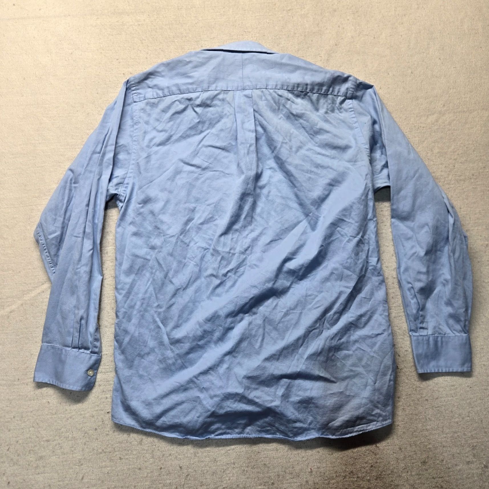 Michael Kors Michael Kors Solid Blue Dress Shirt Regular Men's 16 34/35 Button Up Long Sleeve Collar Shirt Size US L / EU 52-54 / 3 - 7 Thumbnail