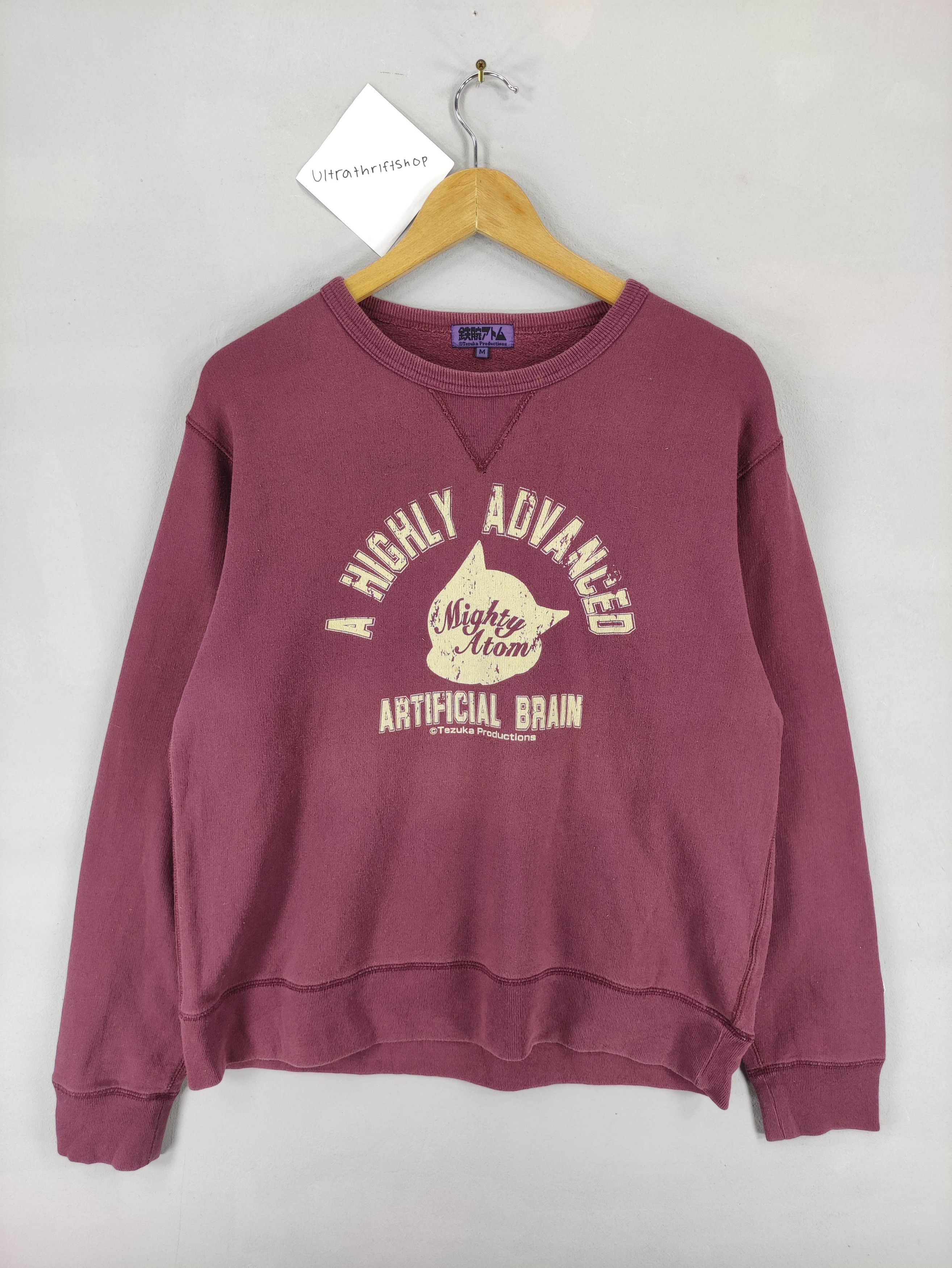 Japanese Brand Vintage Mighty Atom Artifcial Brain Sweatshirt Size US M / EU 48-50 / 2 - 1 Thumbnail
