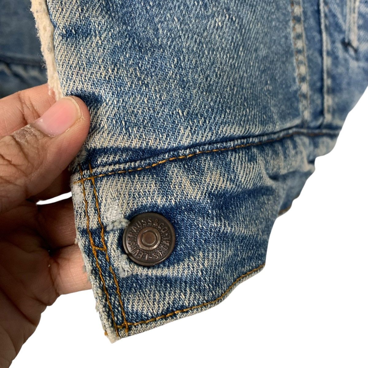 Levi's Vintage Levis Orange Tab Denim Jacket Size US S / EU 44-46 / 1 - 14 Thumbnail