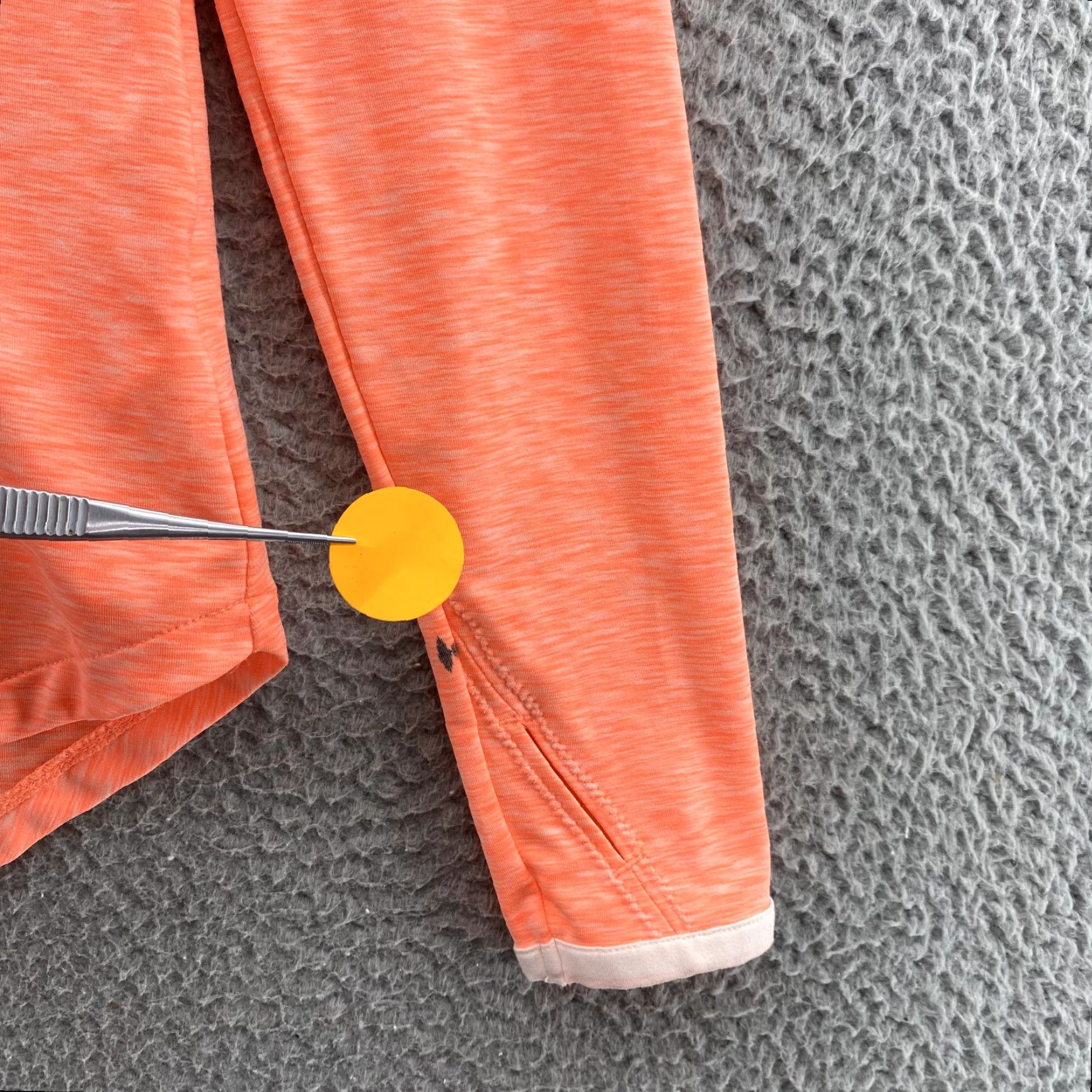 Vintage Zero Restriction 1/4 Zip Sweatshirt Women Small Orange Pullover Athleisure Sport Shirt Size S / US 4 / IT 40 - 3 Thumbnail