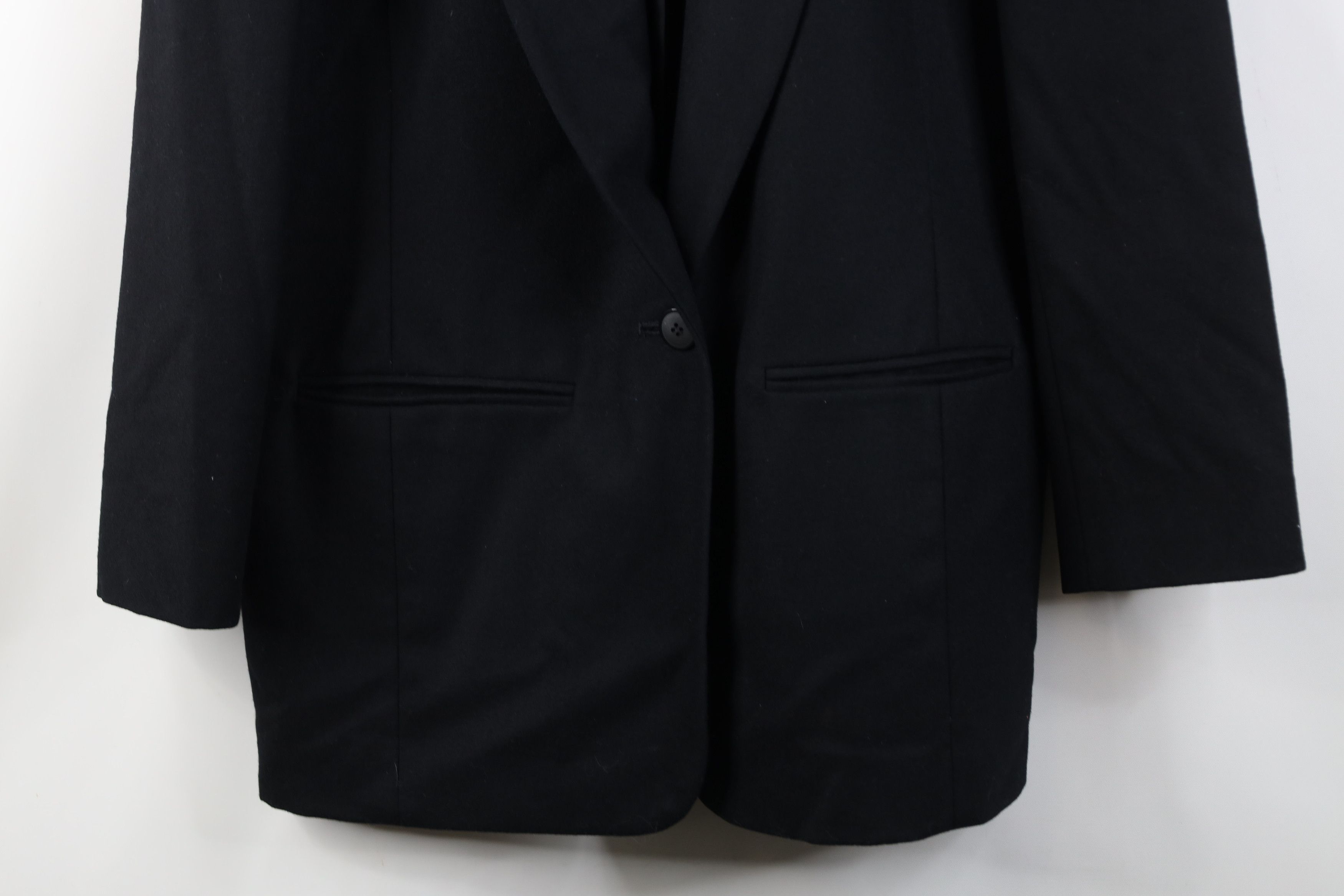 Pendleton Vintage 90s Pendleton Wool Suit Coat Blazer Jacket Black USA Size L / US 10 / IT 46 - 3 Thumbnail