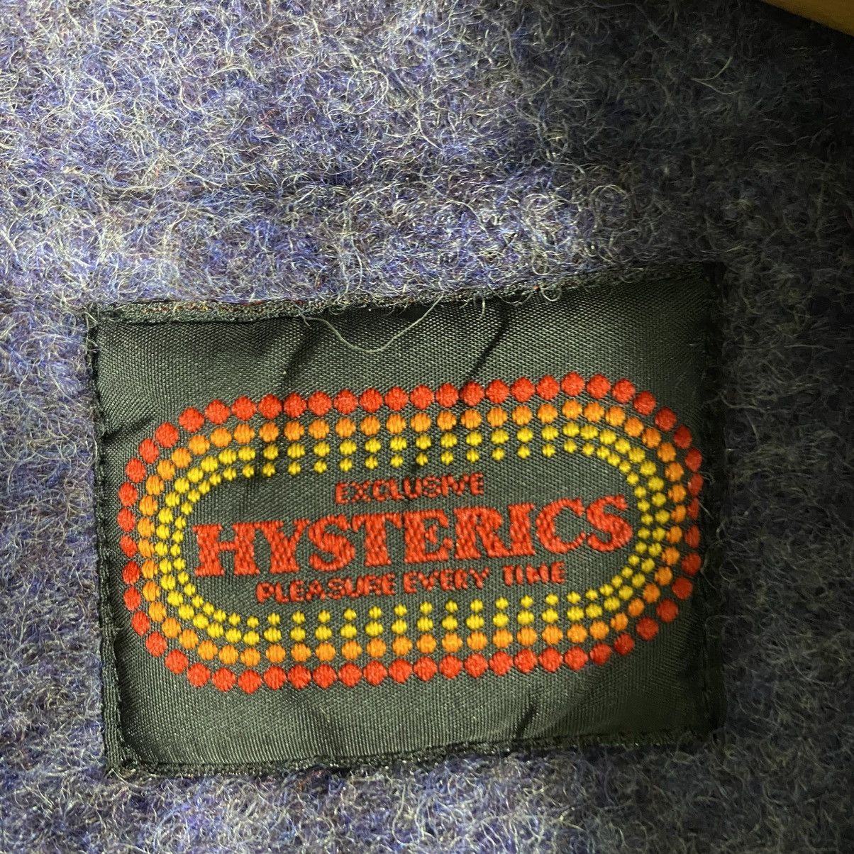 Hysteric Glamour × Japanese Brand Vintage Hysteric Glamour Hoodie Wool Long Jacket Button Size ONE SIZE - 8 Thumbnail