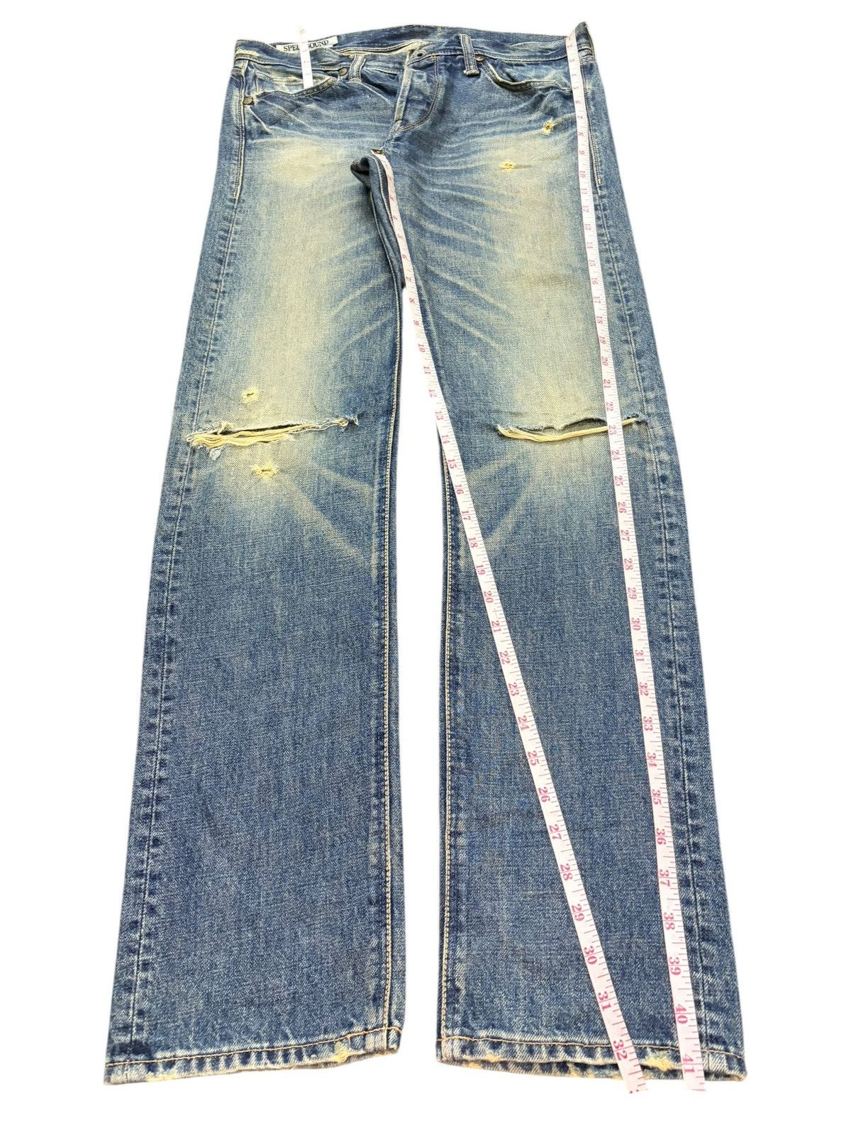 Spellbound Vintage Spellbound Mud Wash Distressed Jeans Size 32" / US 10 / IT 46 - 7 Thumbnail