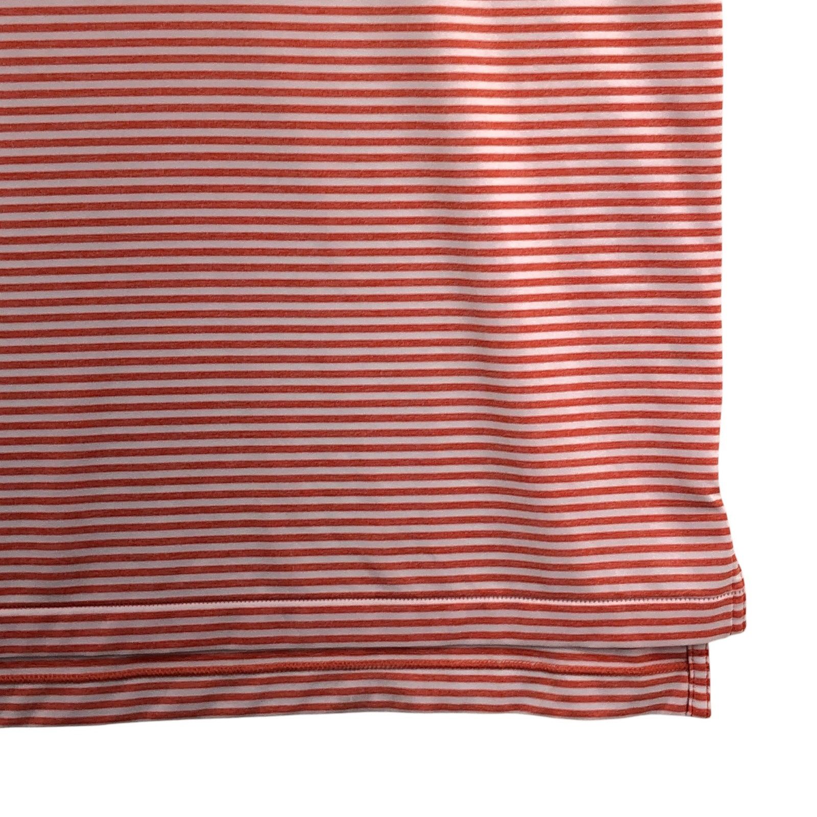 Peter Millar Peter Millar Size XXL Polo Shirt Striped Orange Hualalai Size US XXL / EU 58 / 5 - 5 Thumbnail