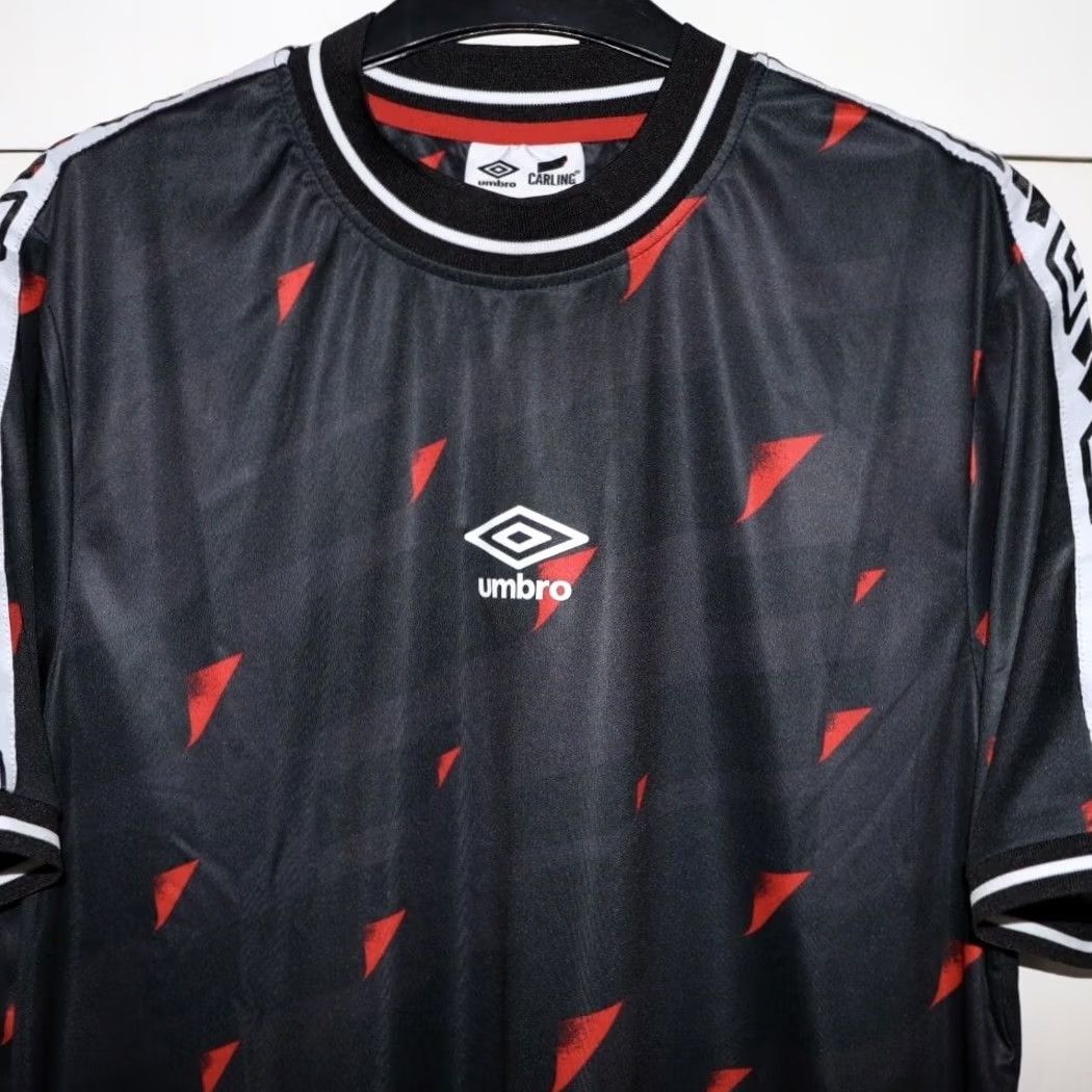 Umbro Umbro Carling T Shirt S Mens Black Carbon New With Tags Jersey Crew Neck Short Sleeve Logo Pattern Solid Vintage: No Size US S / EU 44-46 / 1 - 3 Thumbnail
