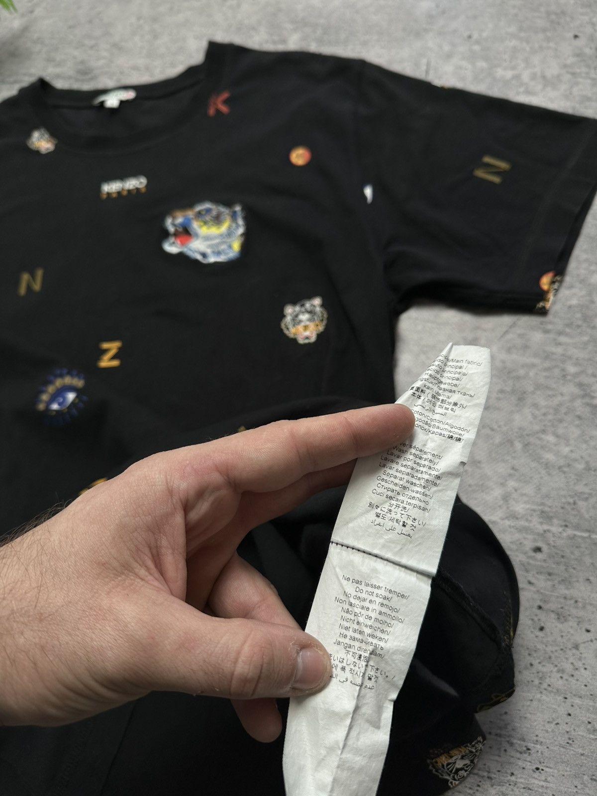 Kenzo Kenzo Printed Multi-Icon Logo Tee T-Shirt Size US L / EU 52-54 / 3 - 6 Thumbnail