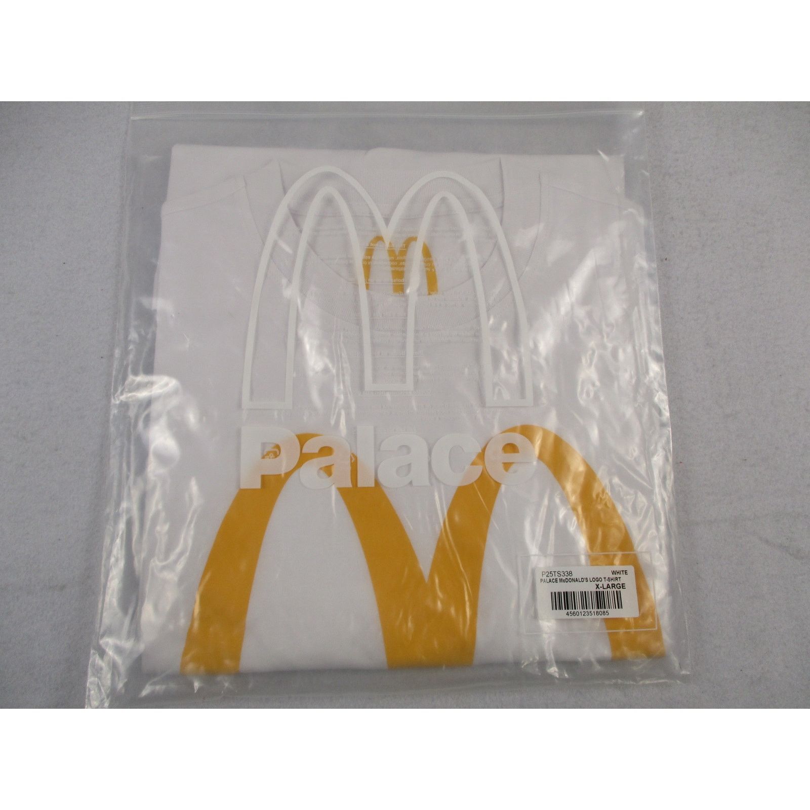 Palace Palace x McDonald's Logo T-Shirt – White XL New 1277-1279 Size US XL / EU 56 / 4 - 4 Thumbnail