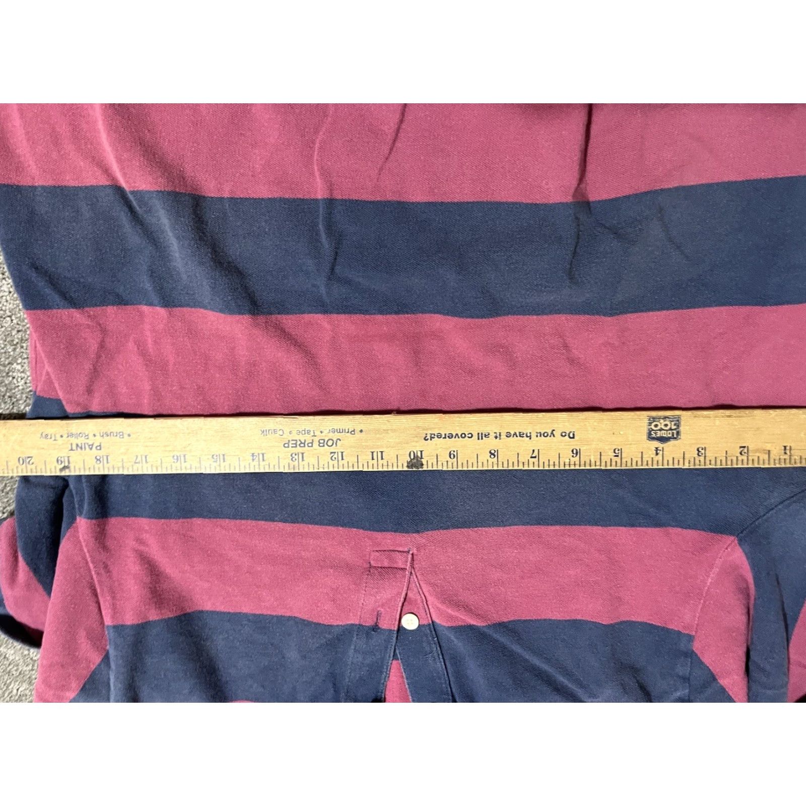 Gap Gap Polo Shirt Mens XL Pink Striped Collared Short Sleeve Cotton Distressed Shirt Size US XL / EU 56 / 4 - 4 Thumbnail
