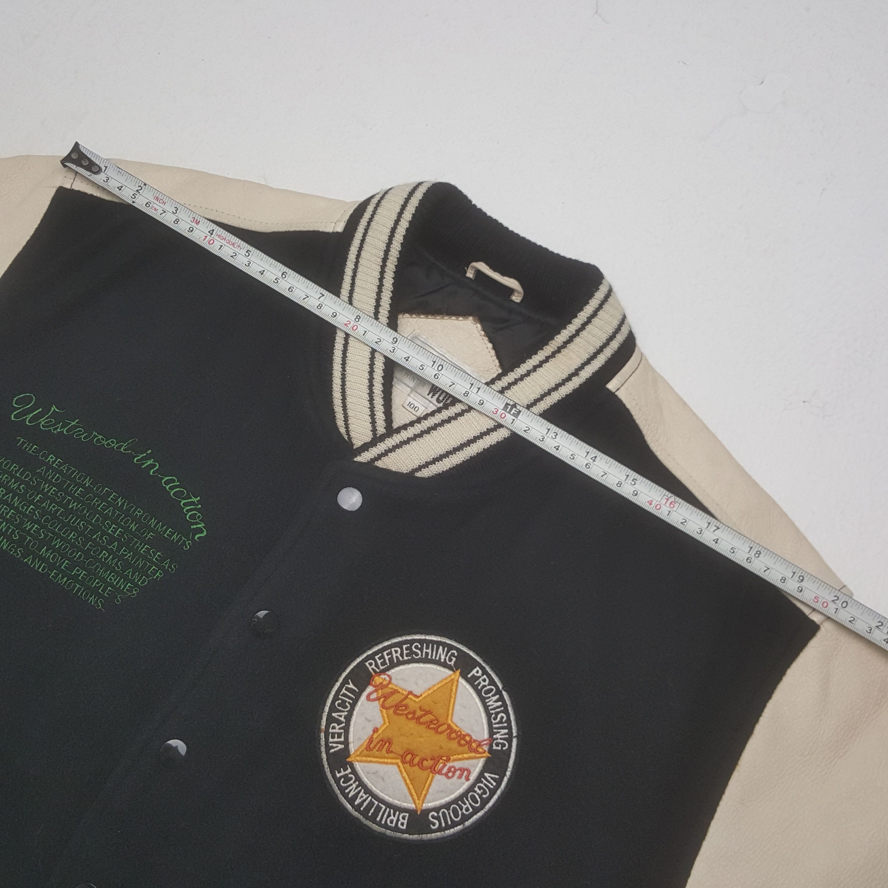 Vintage Vintage Westeood In Action Varsity Jacket Size US L / EU 52-54 / 3 - 6 Thumbnail